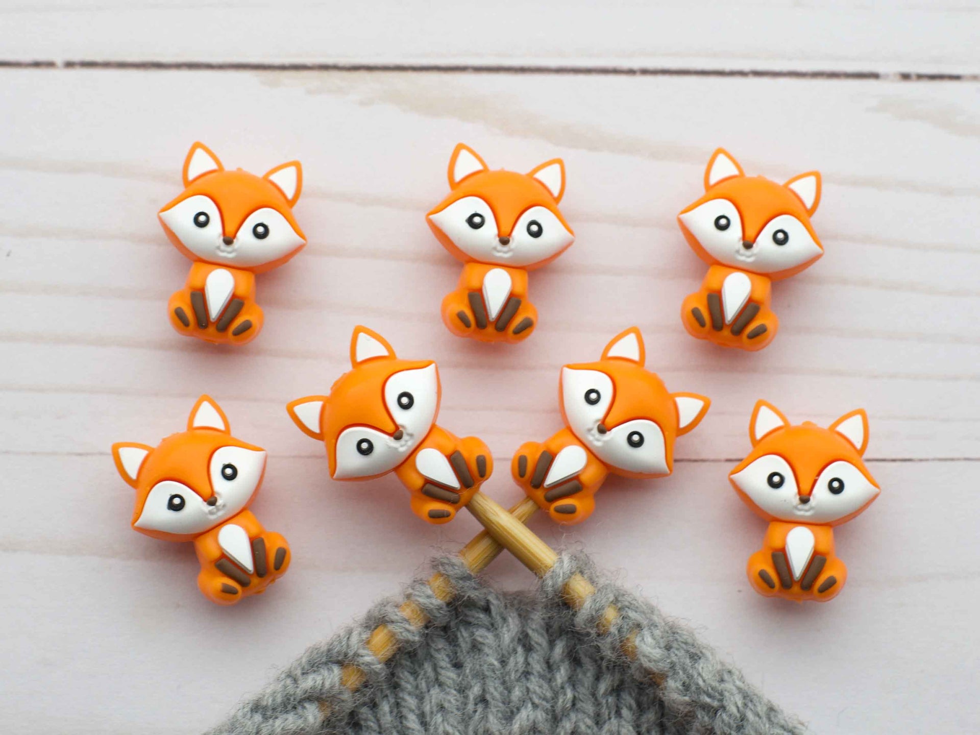 Fox & Pine Stitches Stitch Stoppers/ Point Protector - Baby Fox
