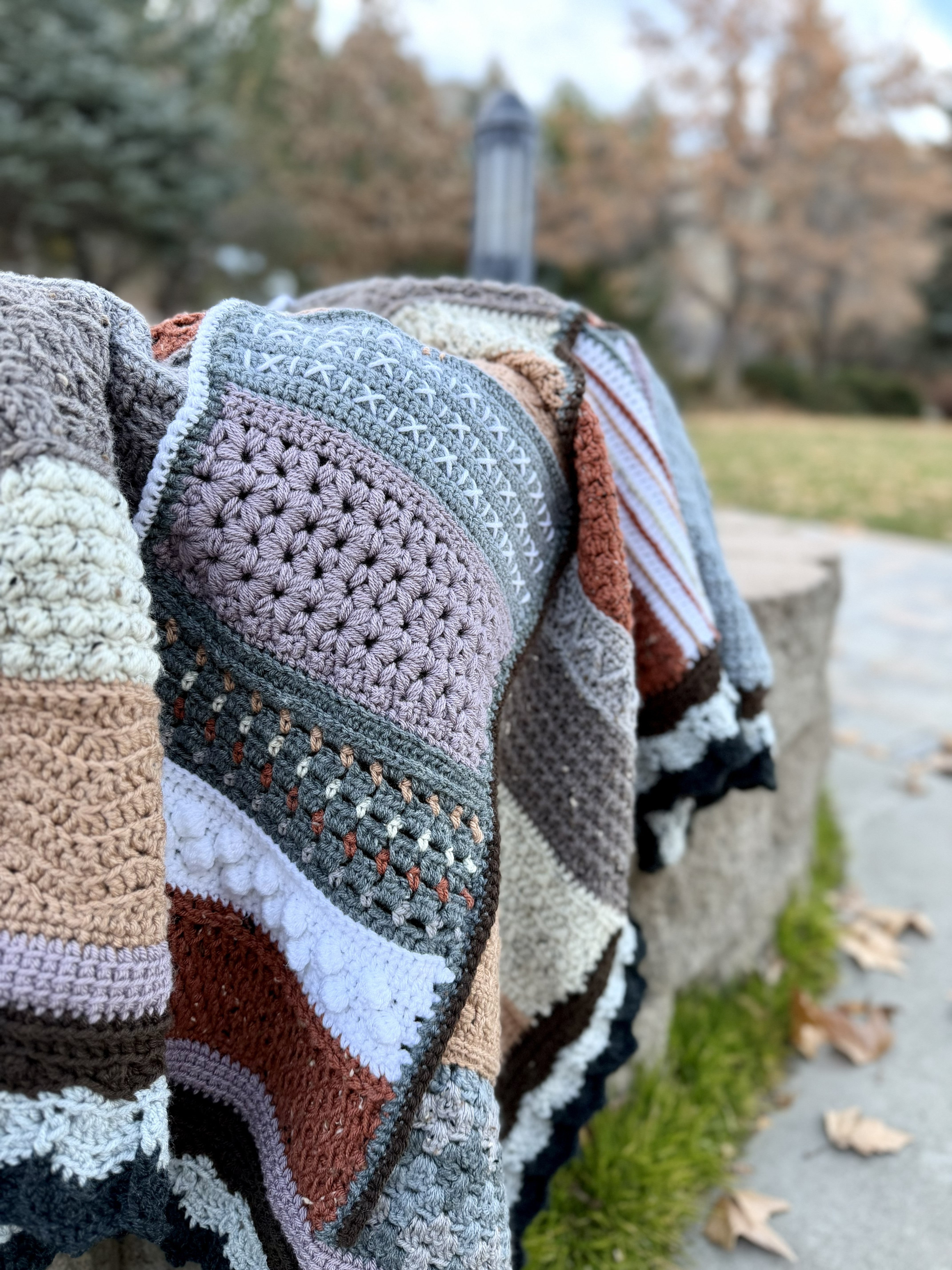 Jimmy Beans Wool 2026 Blanket Club Kits - Knit Picks Brava - Sepia