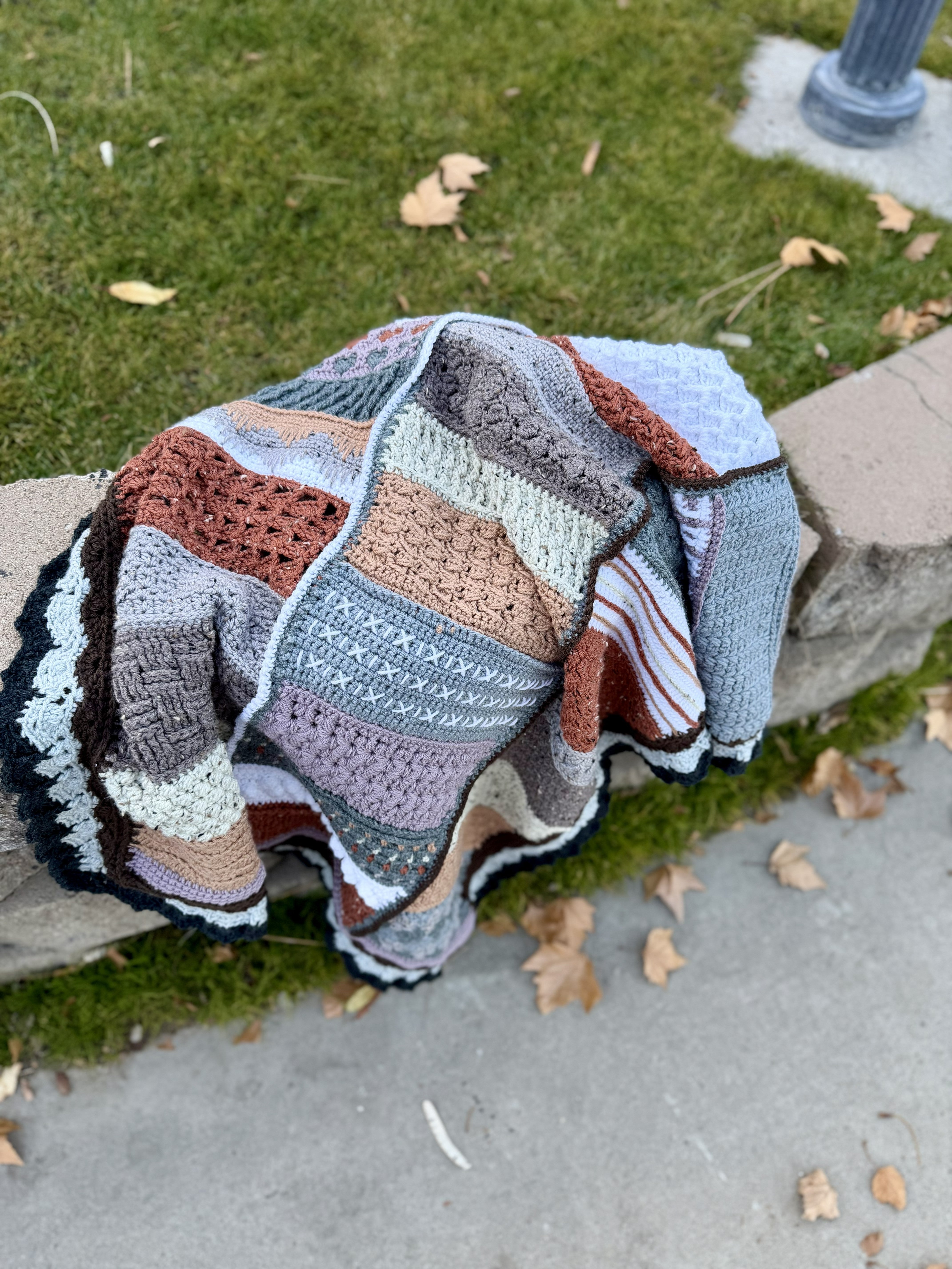 Jimmy Beans Wool 2026 Blanket Club Kits - Knit Picks Brava - Sepia