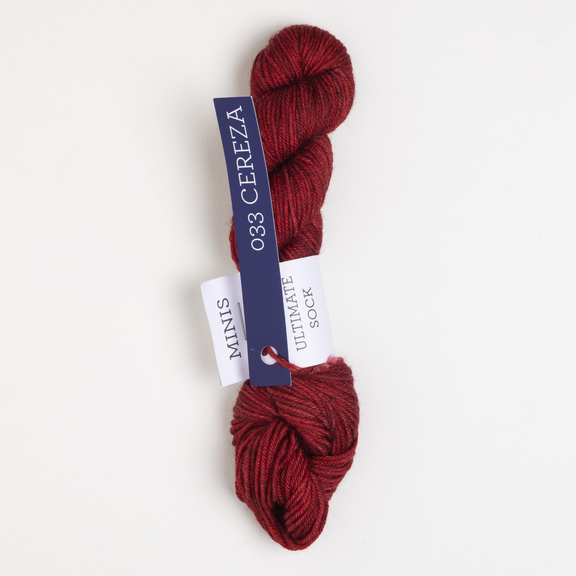 Malabrigo Ultimate Sock Mini Yarn - 033 Cereza
