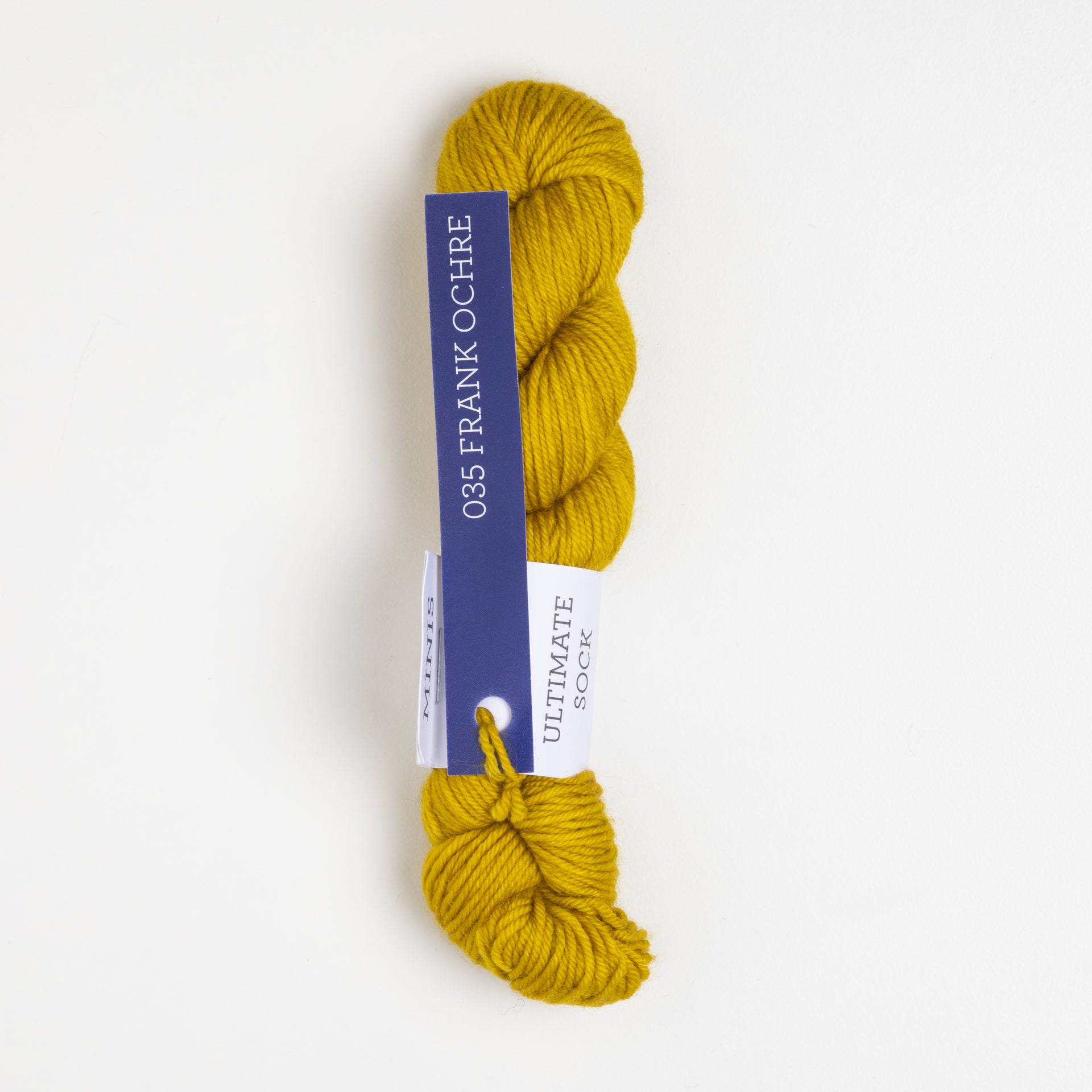 Malabrigo Ultimate Sock Mini Yarn - 035 Frank Ochre
