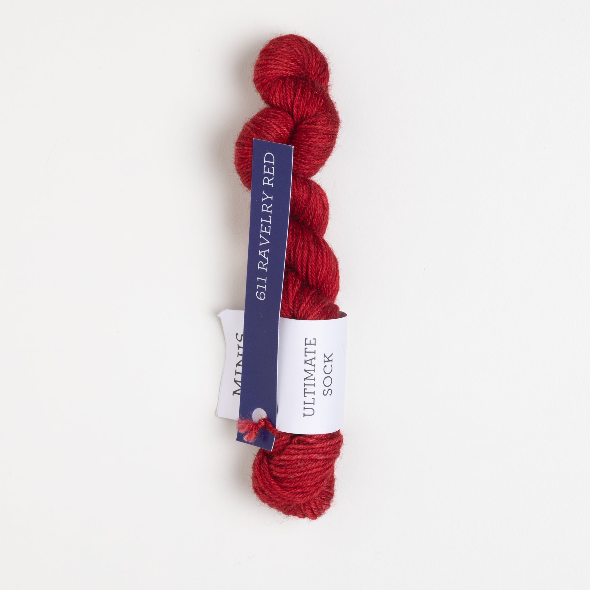 Malabrigo Ultimate Sock Mini Yarn - 611 Ravelry Red
