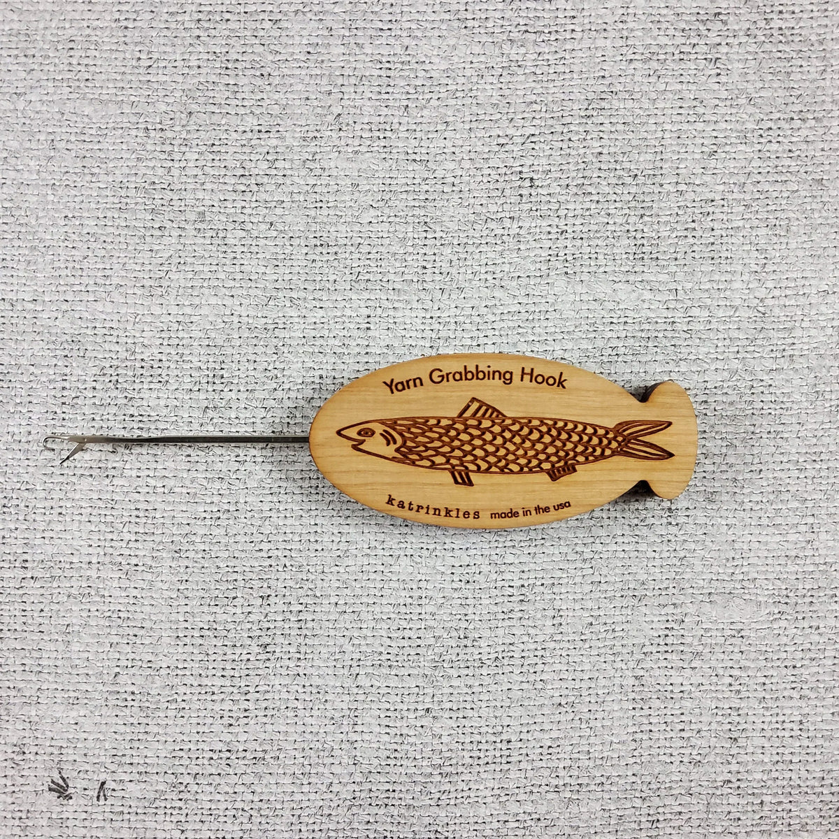 Katrinkles Yarn Grabbing Hook - Fish Design
