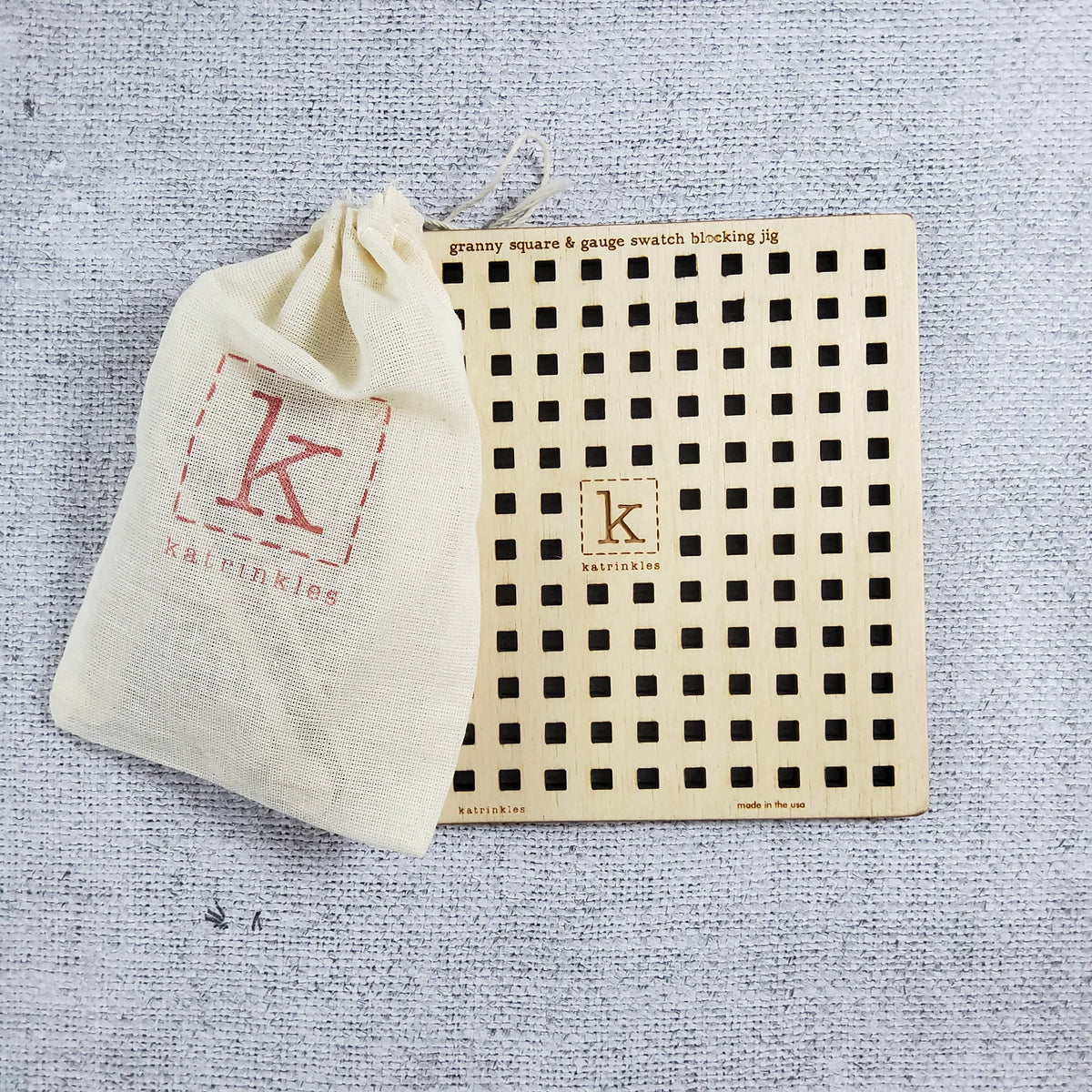 Katrinkles Granny Square & Gauge Swatch Blocking Board
