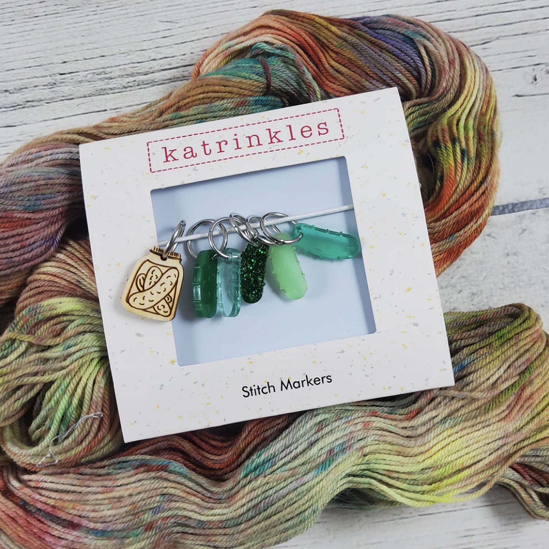 Katrinkles Stitch Markers - Pickles
