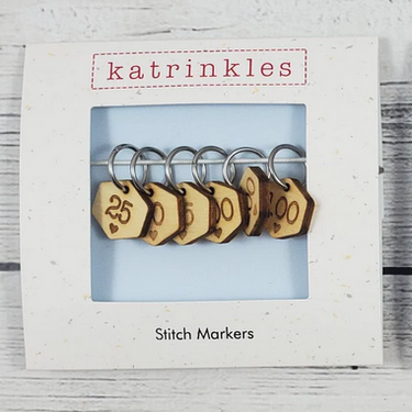 Katrinkles Stitch Markers - Cast On Counting Numbers Stitch Marker Set