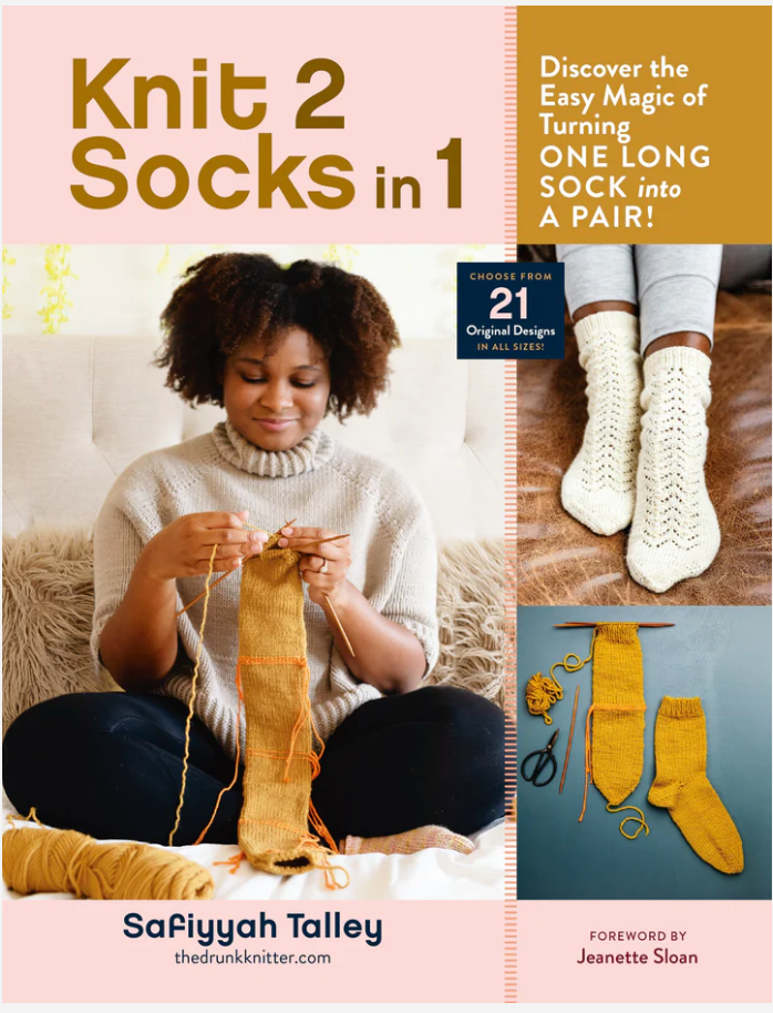 Safiyyah Talley Books - Knit 2 Socks in 1
