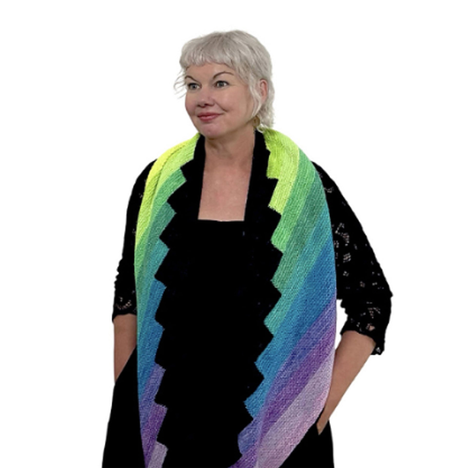Koigu Aurora Hunter Shawl Yarn Pack - Small - North Star
