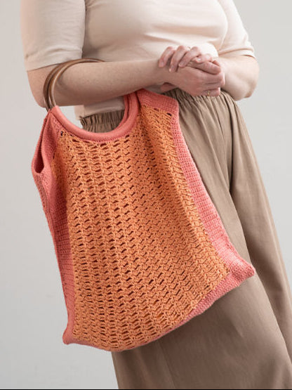 Berroco Pima 100 Patterns - Komodo Bag - Free PDF Download

