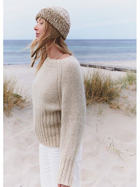 Lana Grossa Nordic Knits 2 Patterns - 14 Top Down Pullover - PDF Download
