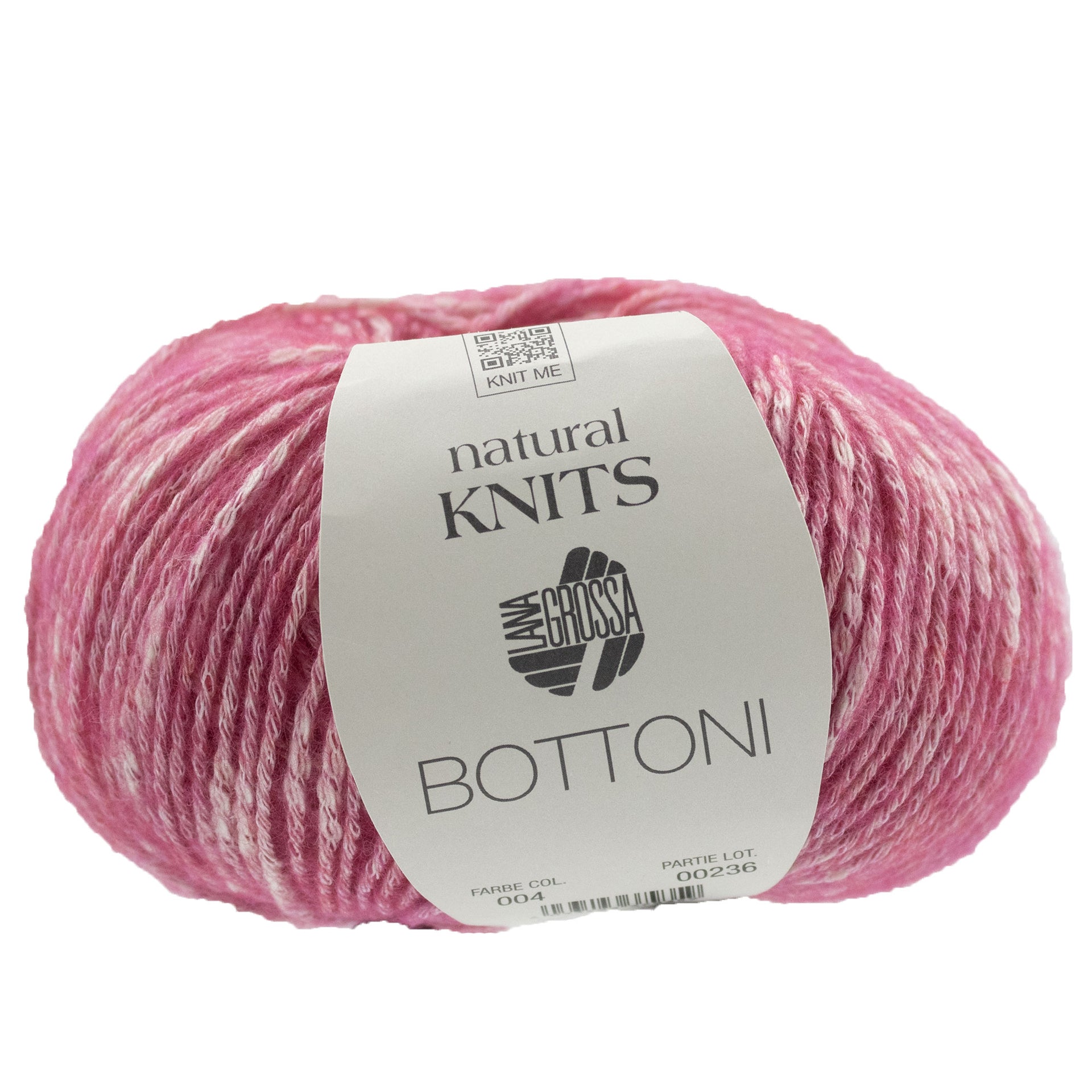 Lana Grossa Bottoni Yarn - 04 Pink
