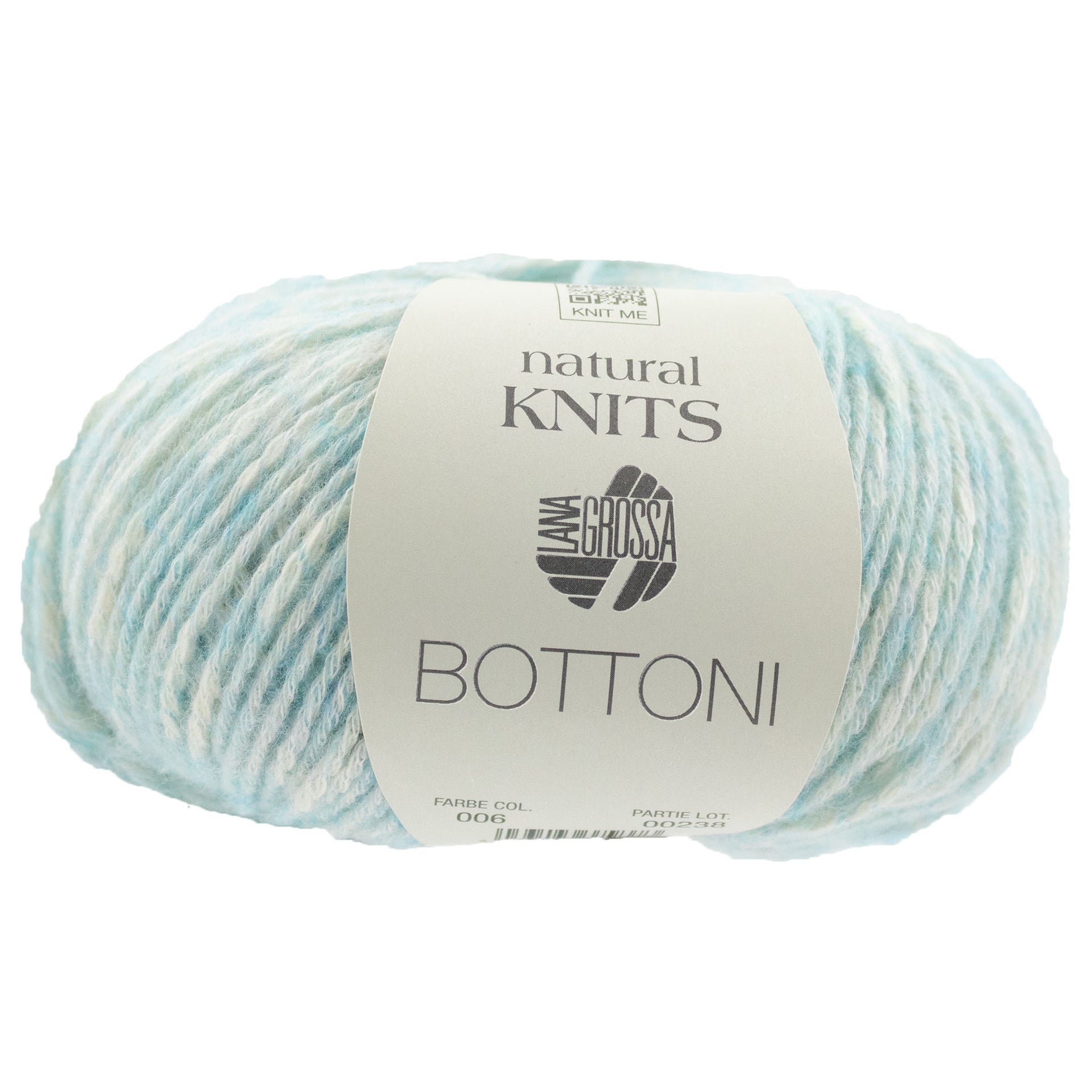 Lana Grossa Bottoni Yarn - 06 Pastel Turquoise
