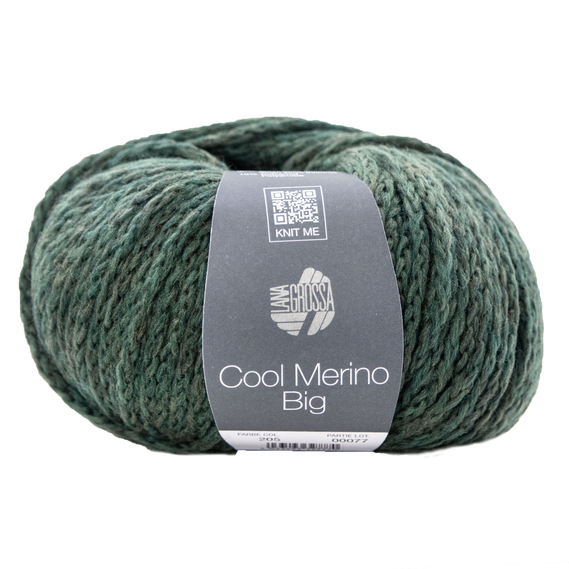 Lana Grossa Cool Merino Big Yarn - 205 Moss Green
