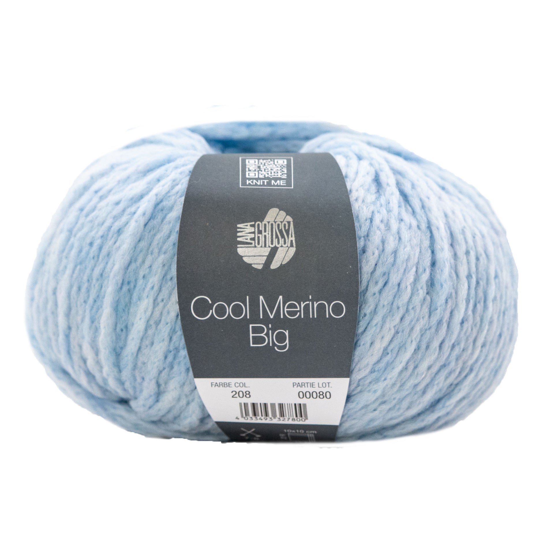 Lana Grossa Cool Merino Big Yarn - 208 Light Blue
