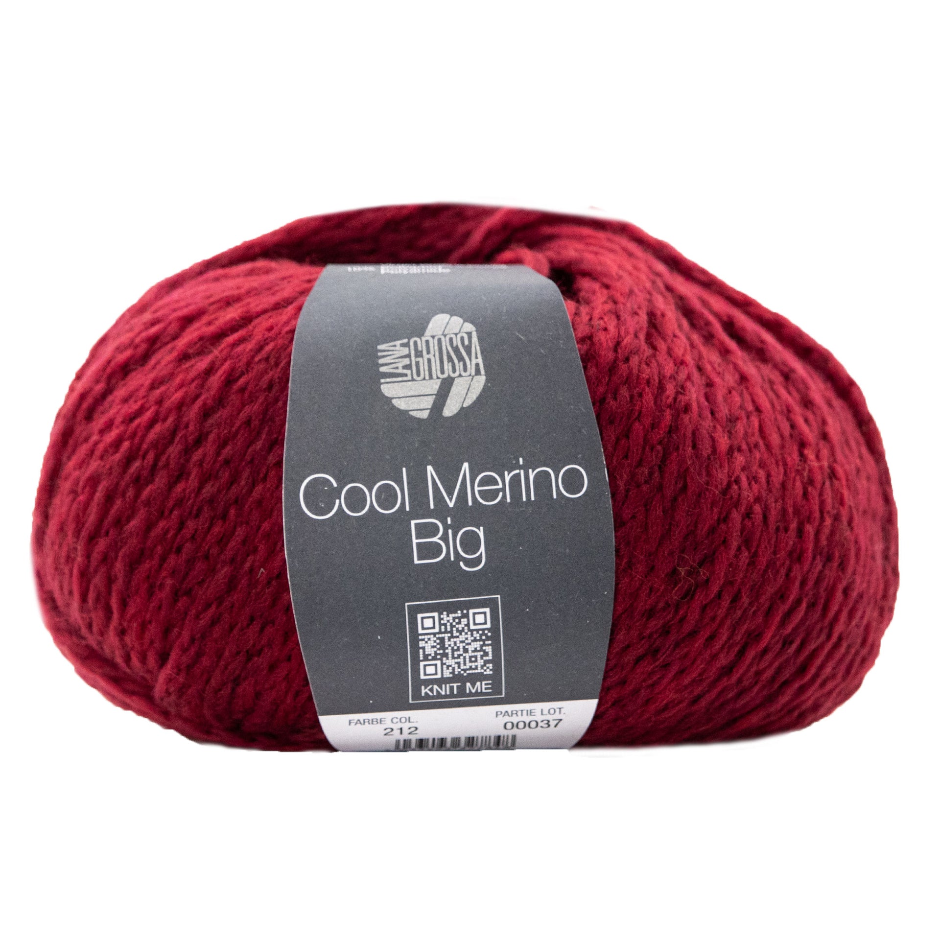 Lana Grossa Cool Merino Big Yarn - 212 Dark Red
