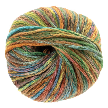 Lana Grossa Cool Merino Big Color Yarn - 404 Chestnut/Jade/Ochre/Olive/Pink/Red