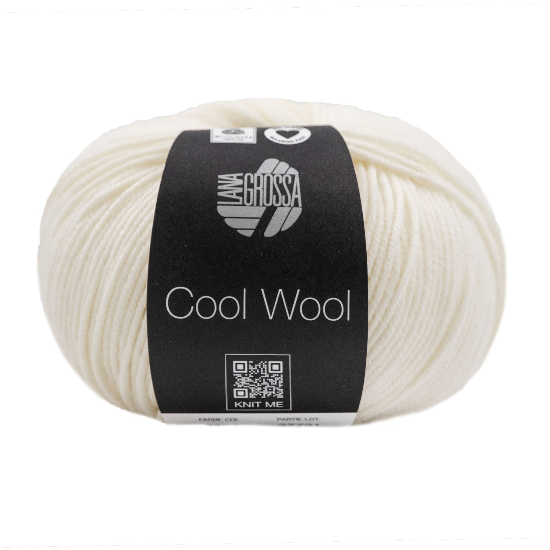 Lana Grossa Cool Wool Yarn - 0432 Ecru
