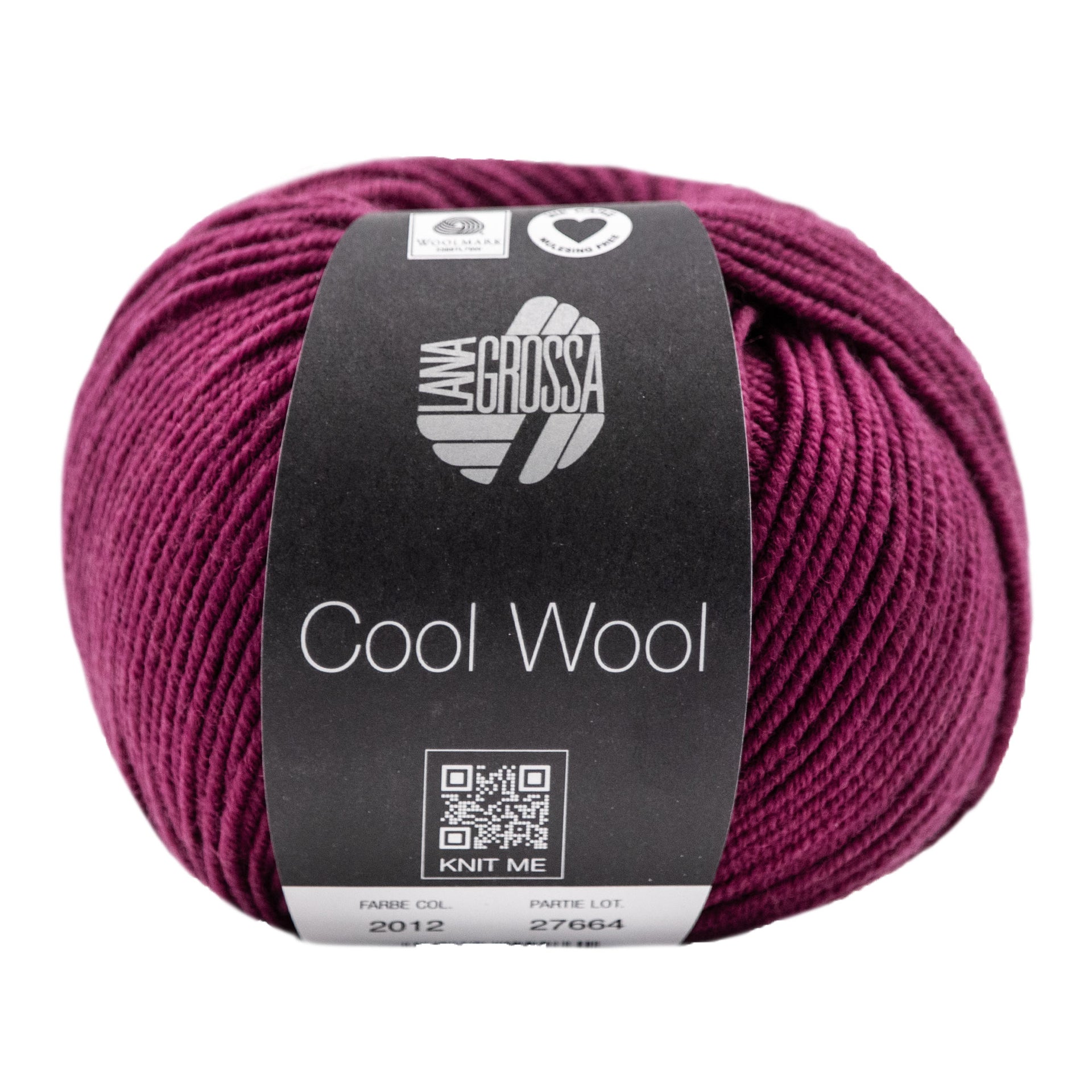 Lana Grossa Cool Wool Yarn - 2012 Bordeaux
