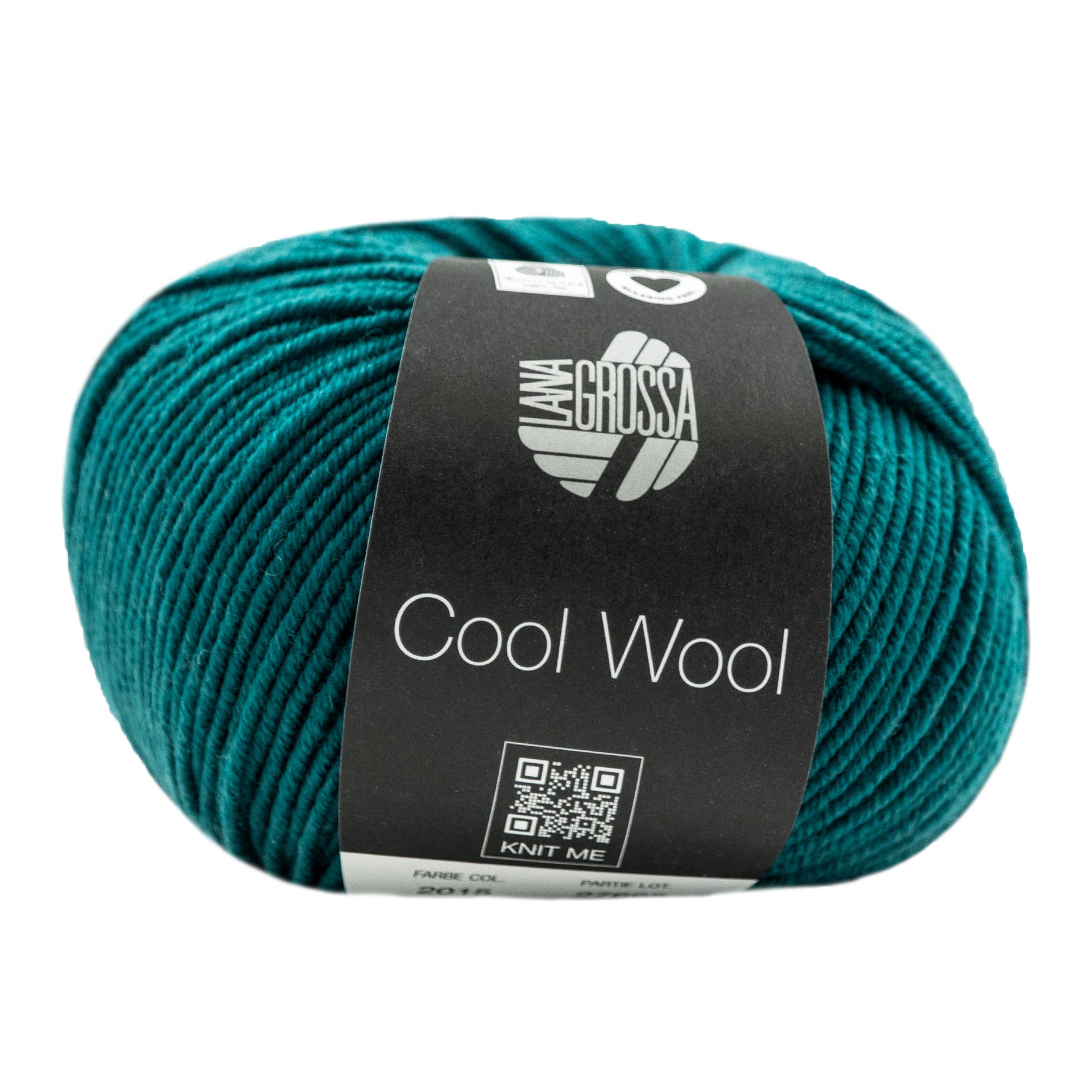 Lana Grossa Cool Wool Yarn - 2015 Petrol Green
