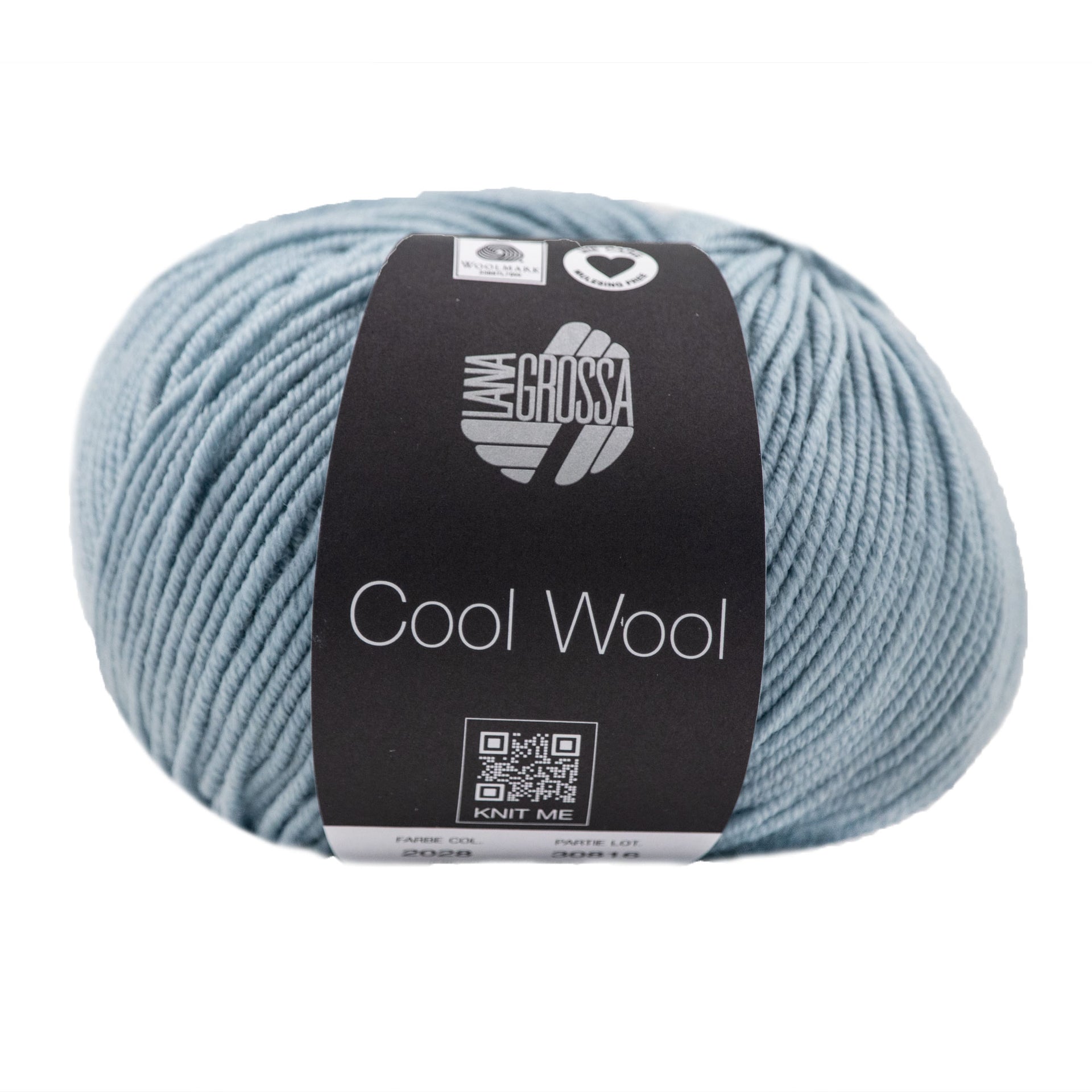 Lana Grossa Cool Wool Yarn - 2028 Ice Grey
