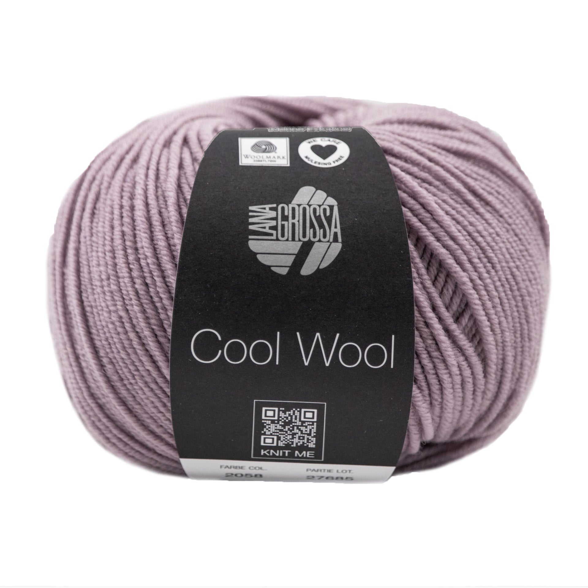 Lana Grossa Cool Wool Yarn - 2058 Mauve

