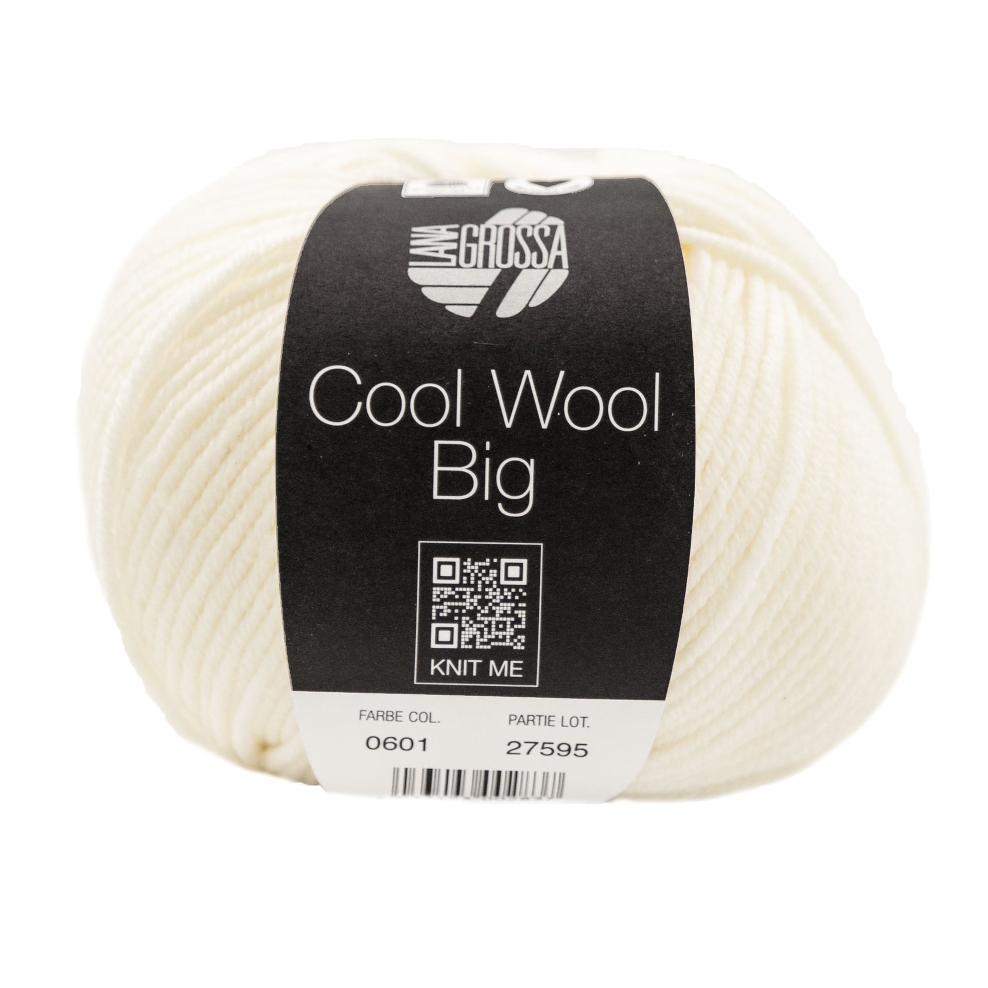 Lana Grossa Cool Wool Big Yarn - 0601 Off White
