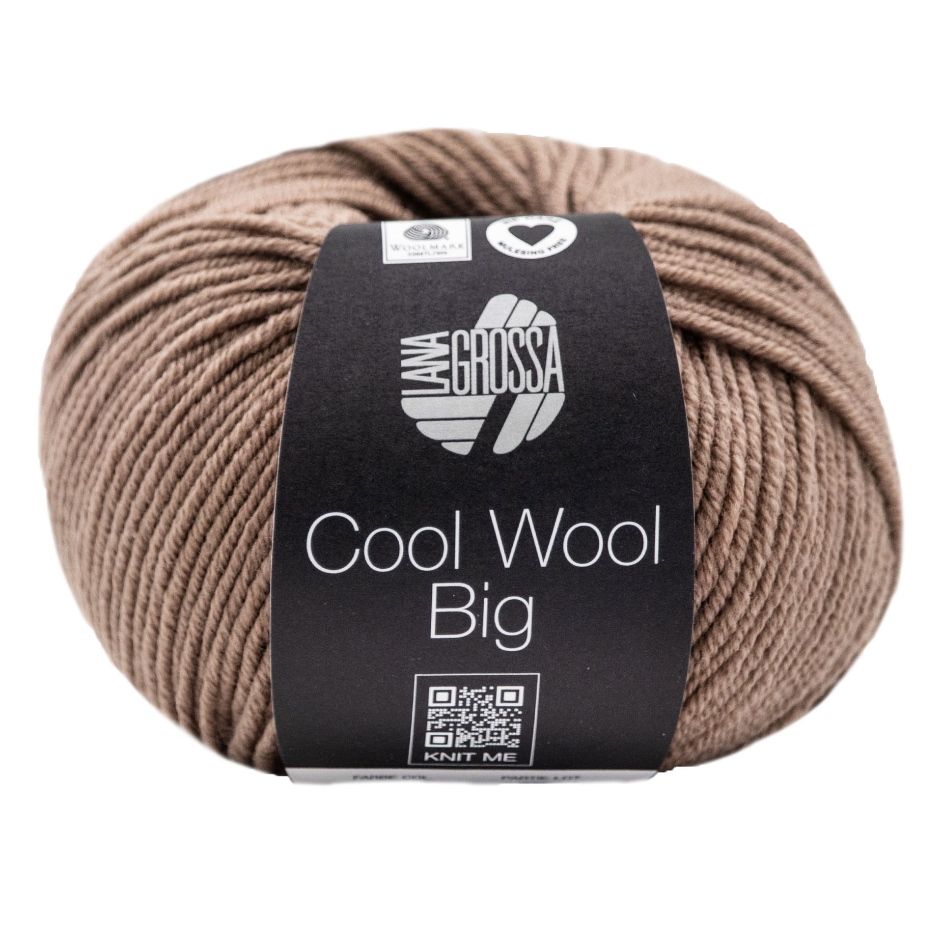 Lana Grossa Cool Wool Big Yarn - 1011 Grey Brown
