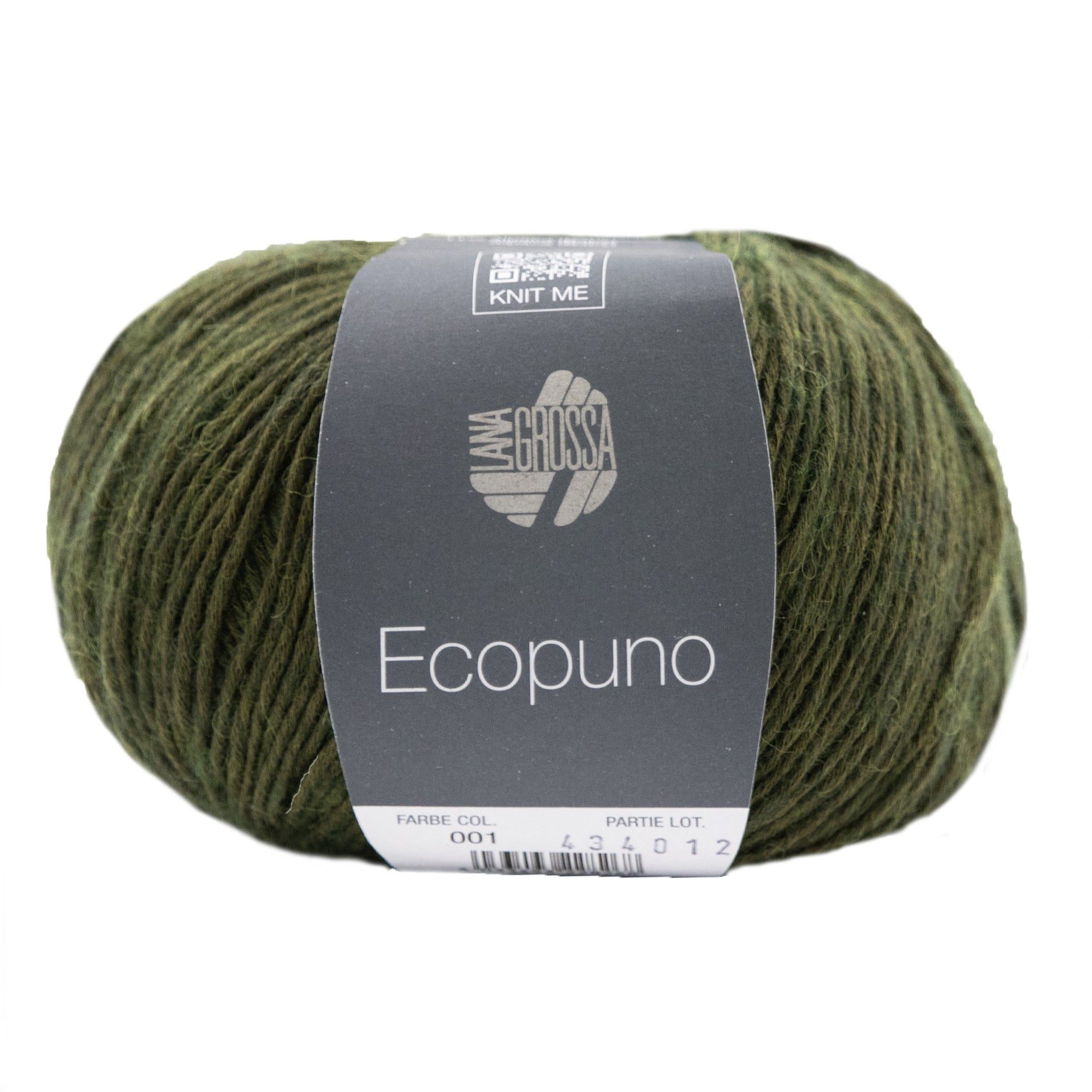 Lana Grossa Ecopuno Yarn - 001 Loden
