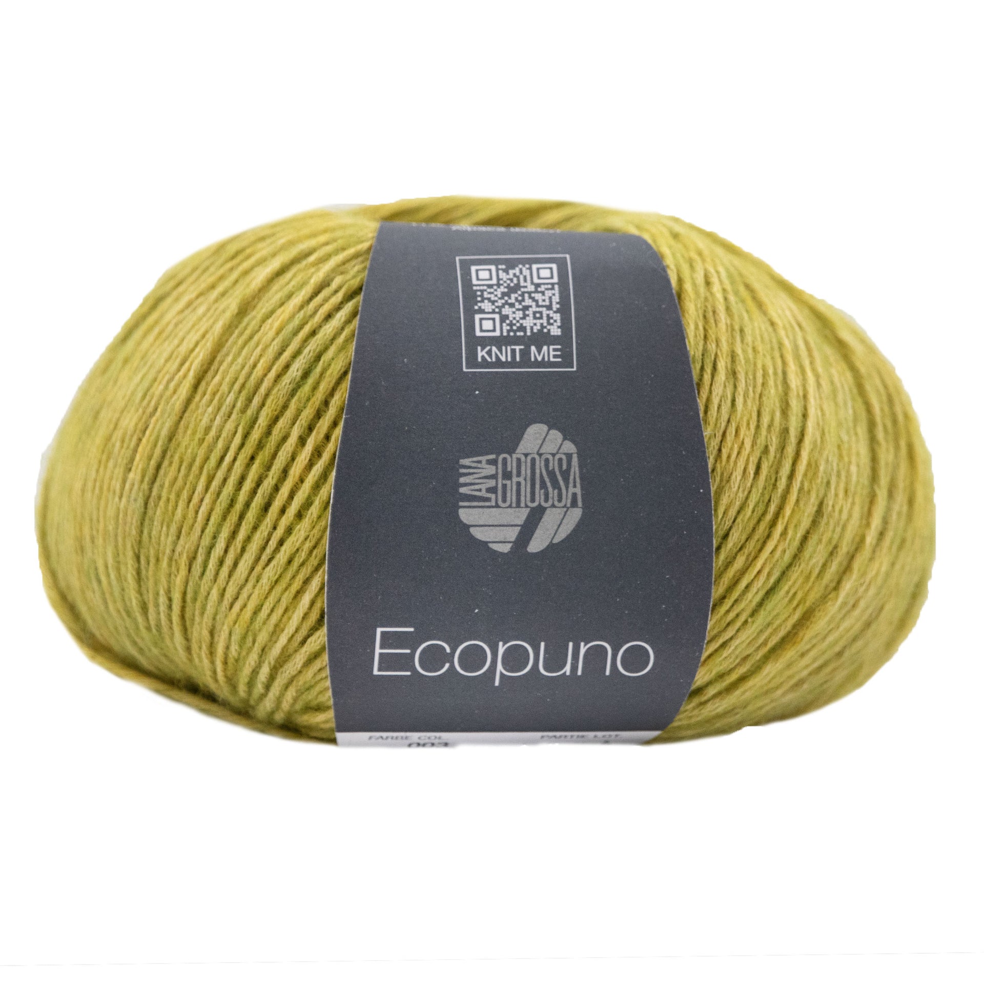 Lana Grossa Ecopuno Yarn - 003 Yellow Green
