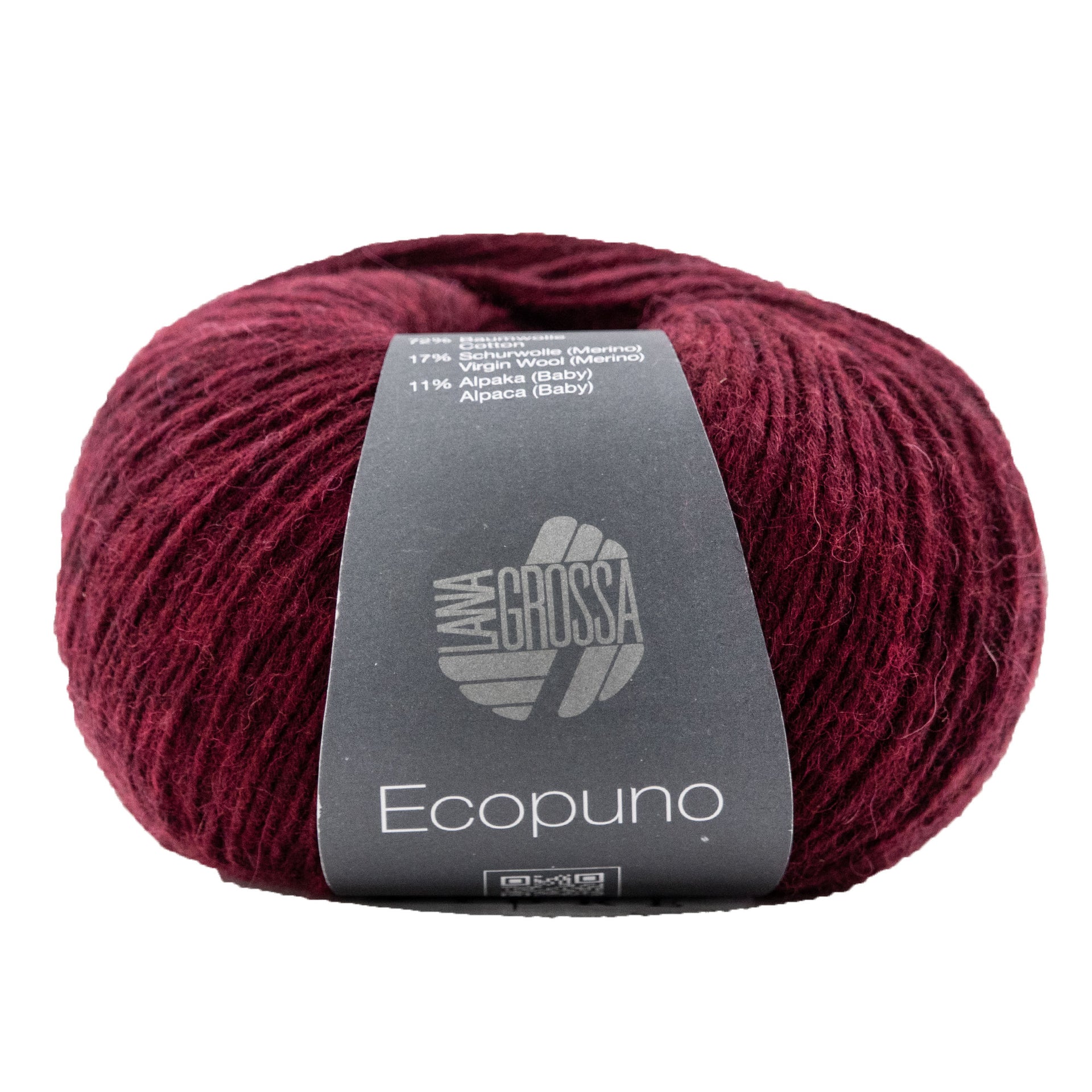 Lana Grossa Ecopuno Yarn - 035 Bordeaux

