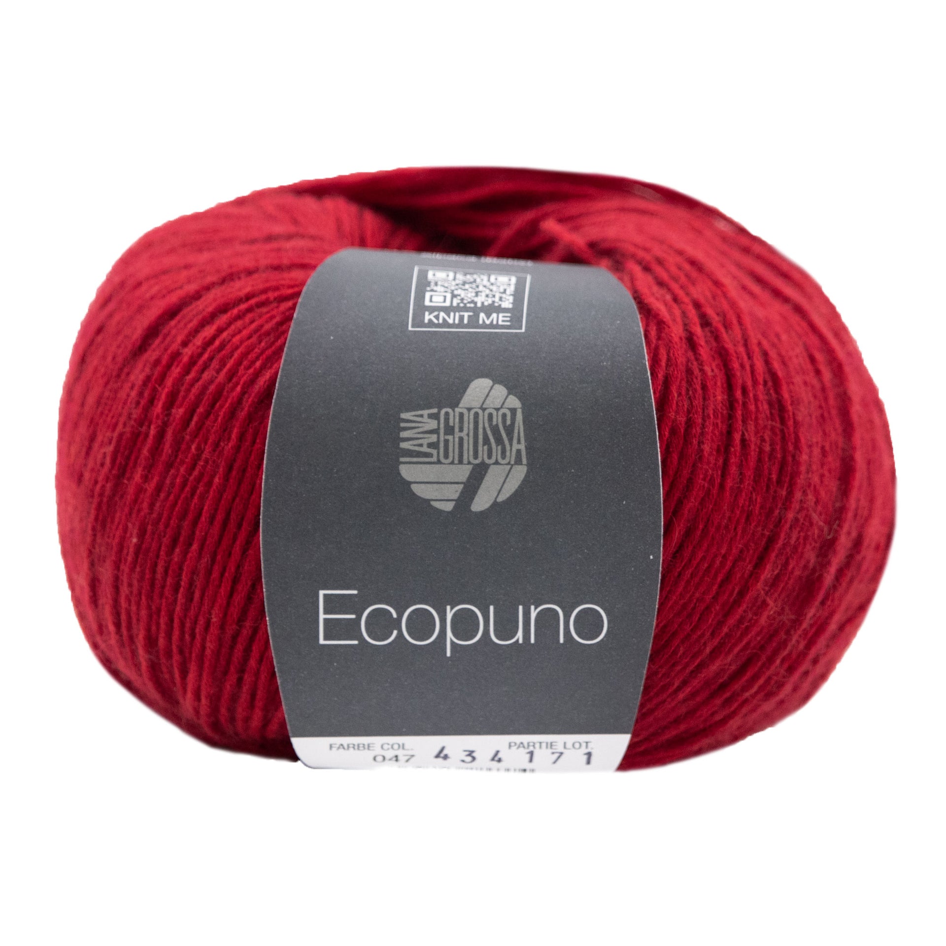 Lana Grossa Ecopuno Yarn - 047 Cherry Red
