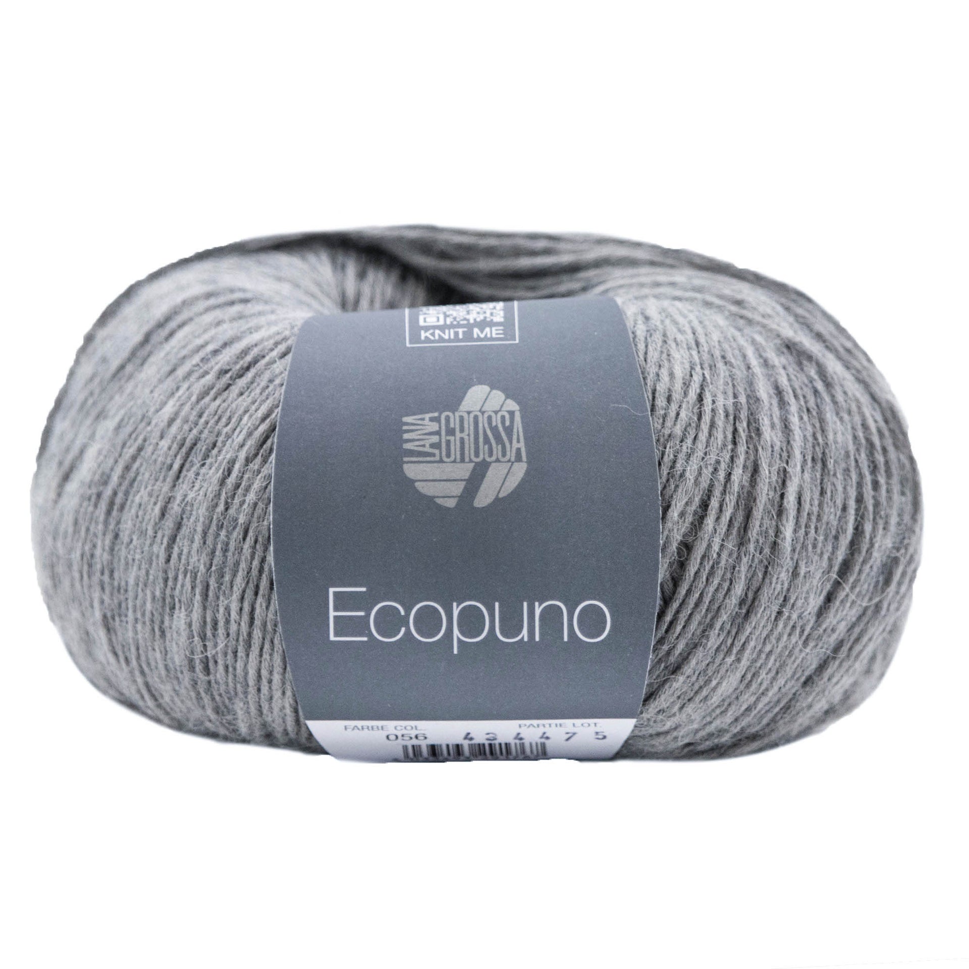 Lana Grossa Ecopuno Yarn - 056 Grey
