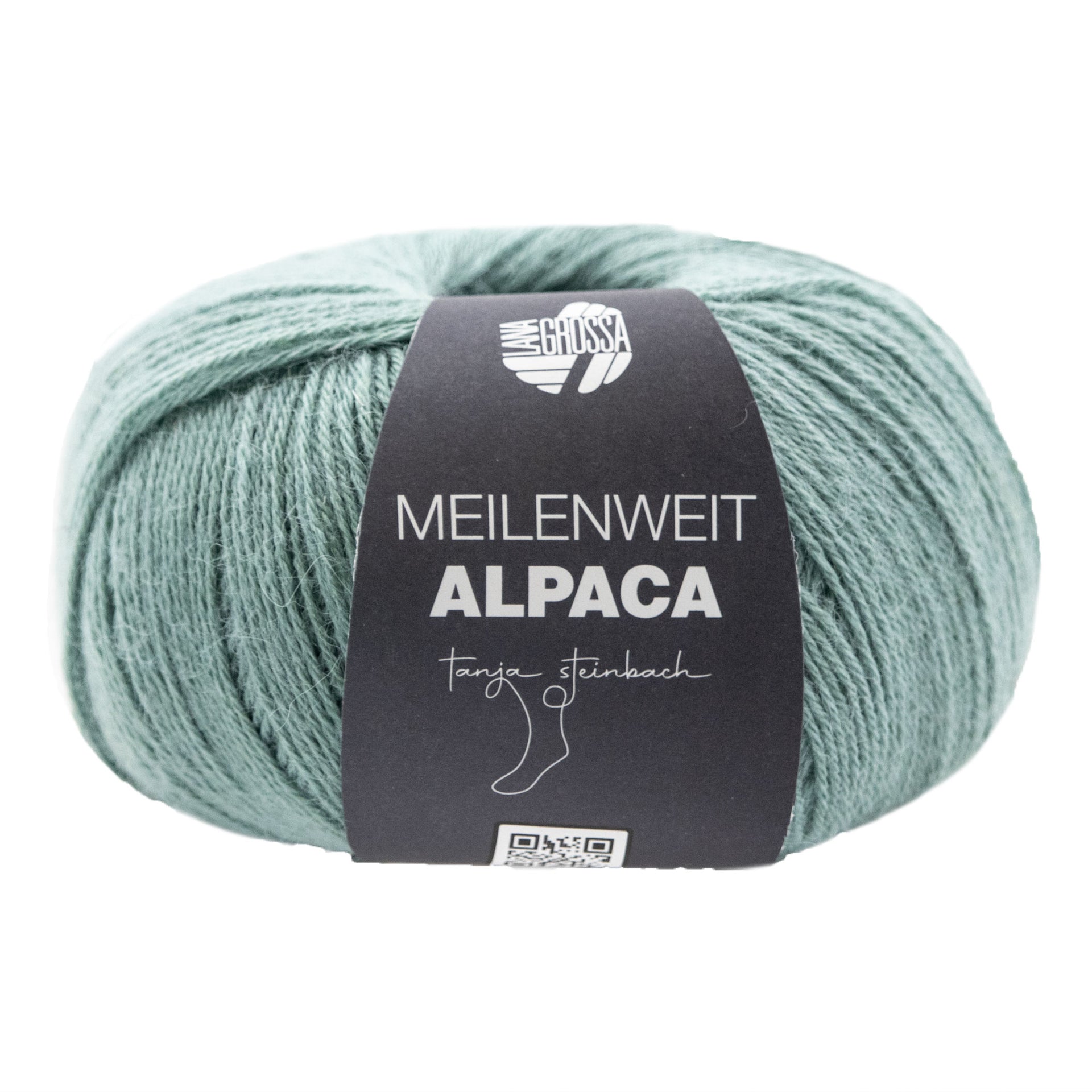 Lana Grossa Meilenweit Alpaca Yarn - 2012 Reseda Green
