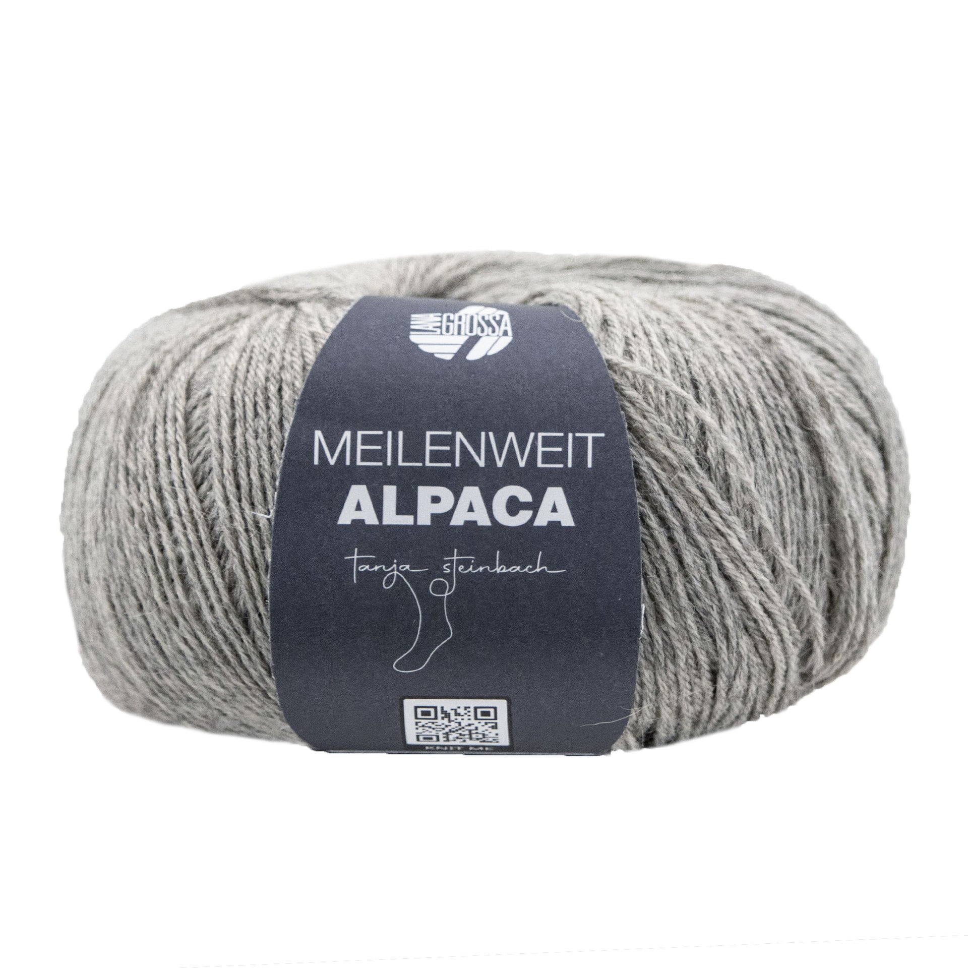Lana Grossa Meilenweit Alpaca Yarn - 2013 Stone Grey

