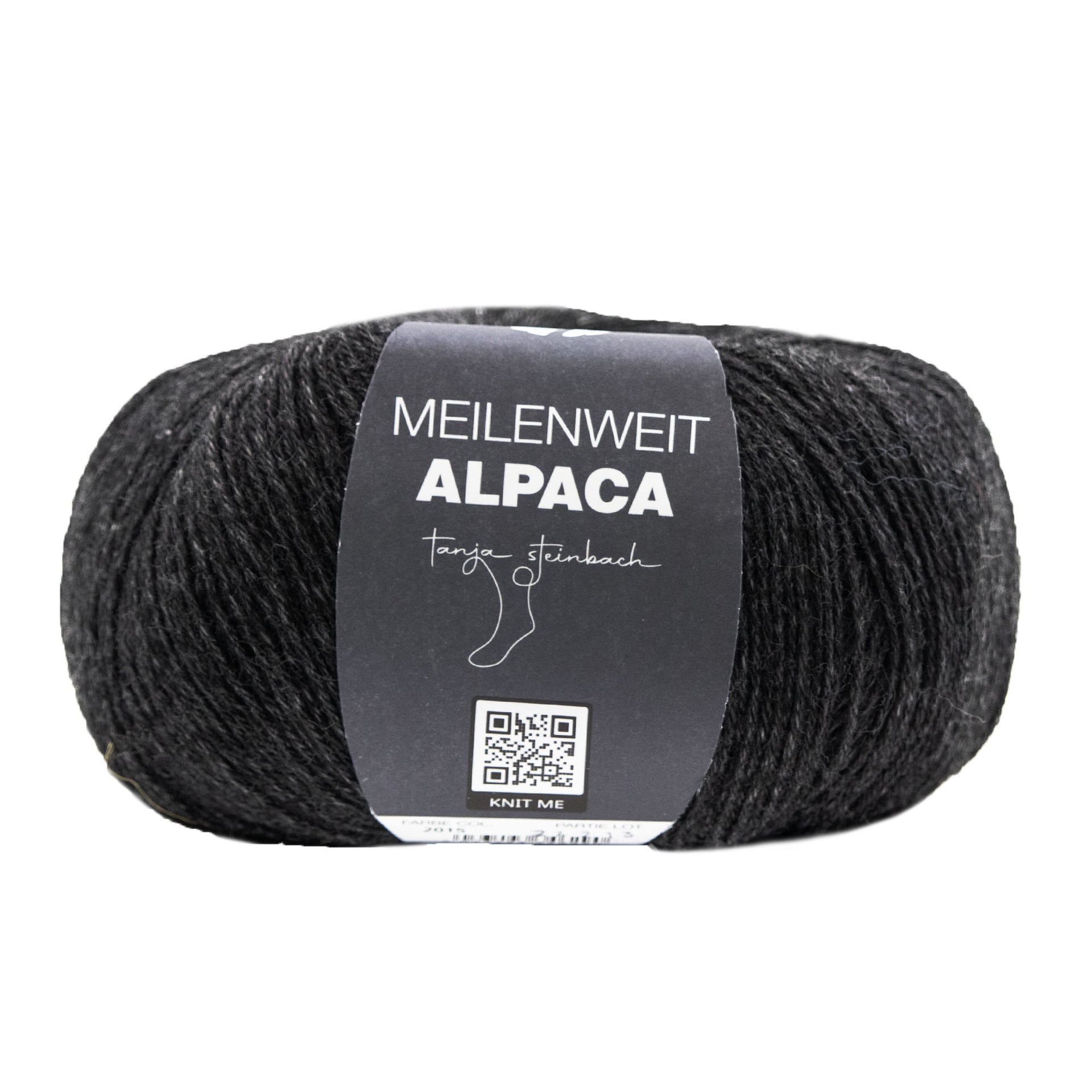 Lana Grossa Meilenweit Alpaca Yarn - 2015 Anthracite
