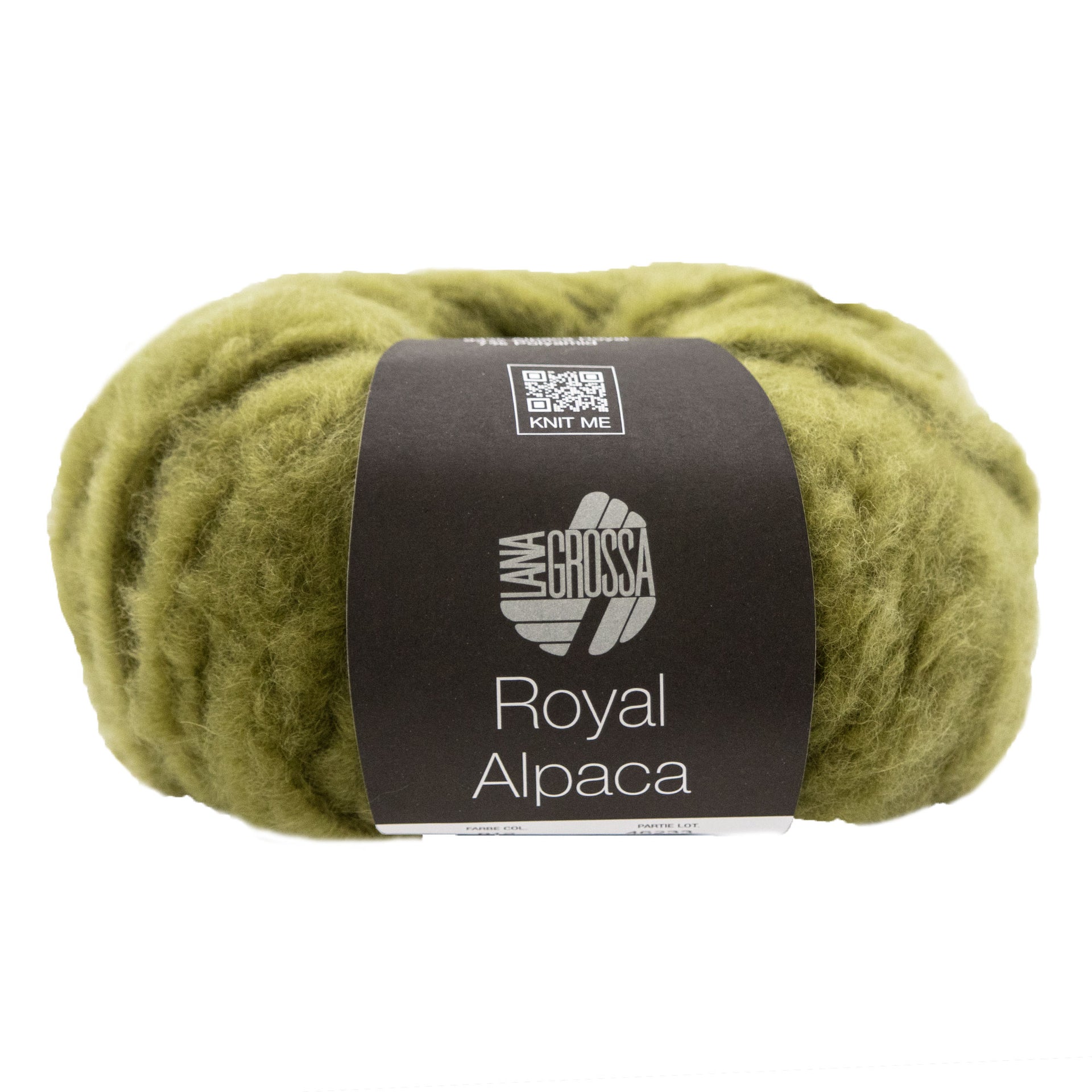 Lana Grossa Royal Alpaca Yarn - 12 Hello Olive
