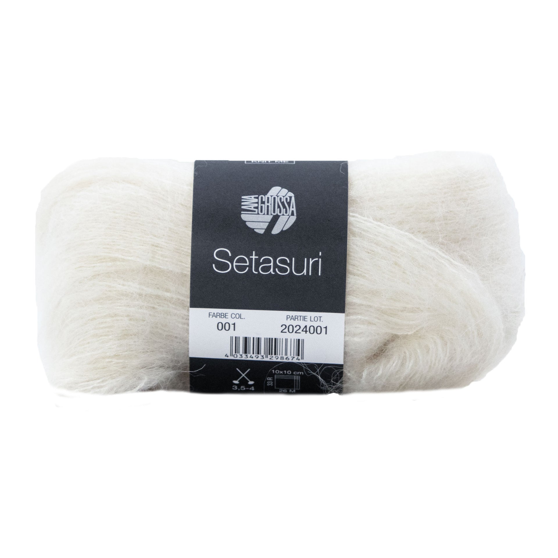 Lana Grossa Setasuri Yarn - 01 White
