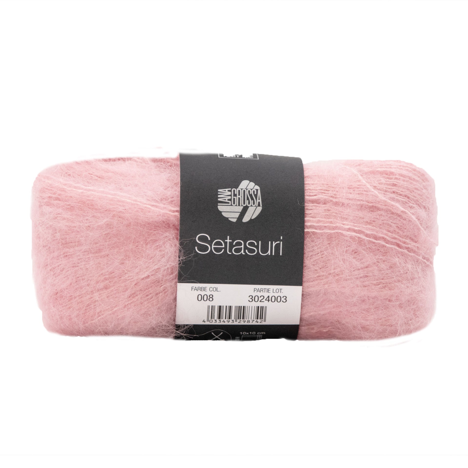 Lana Grossa Setasuri Yarn - 08 Rose
