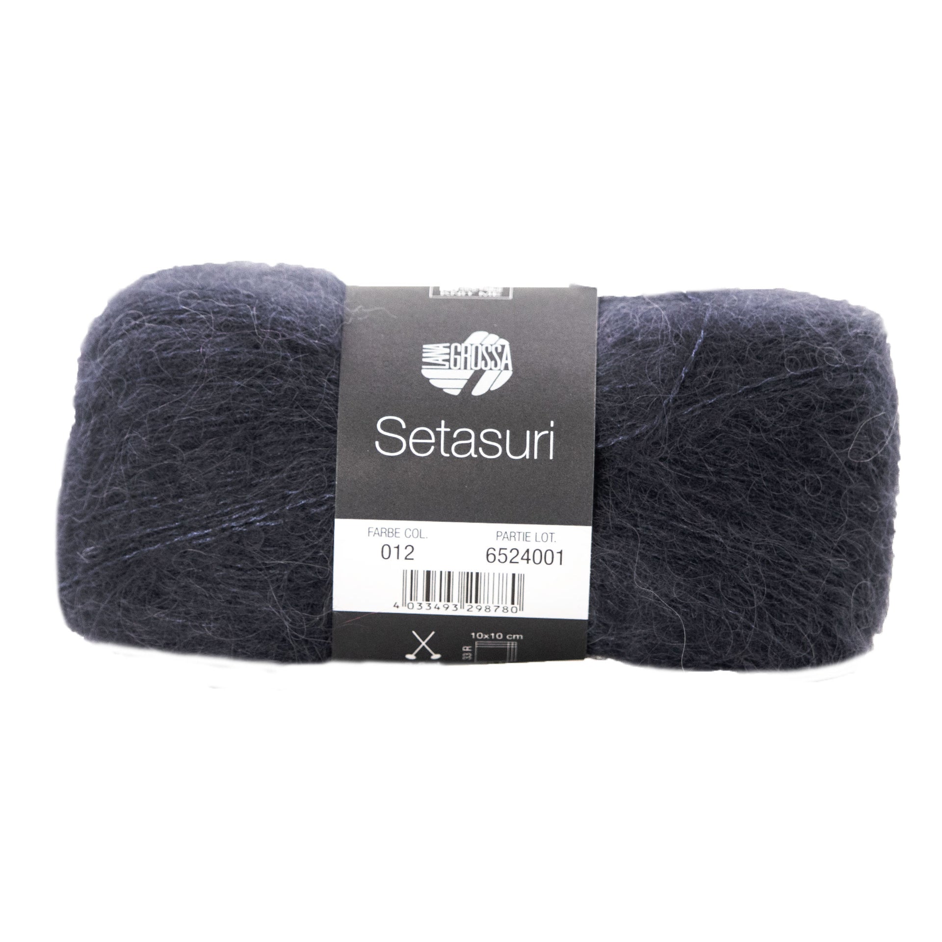 Lana Grossa Setasuri Yarn - 12 Graphite Blue
