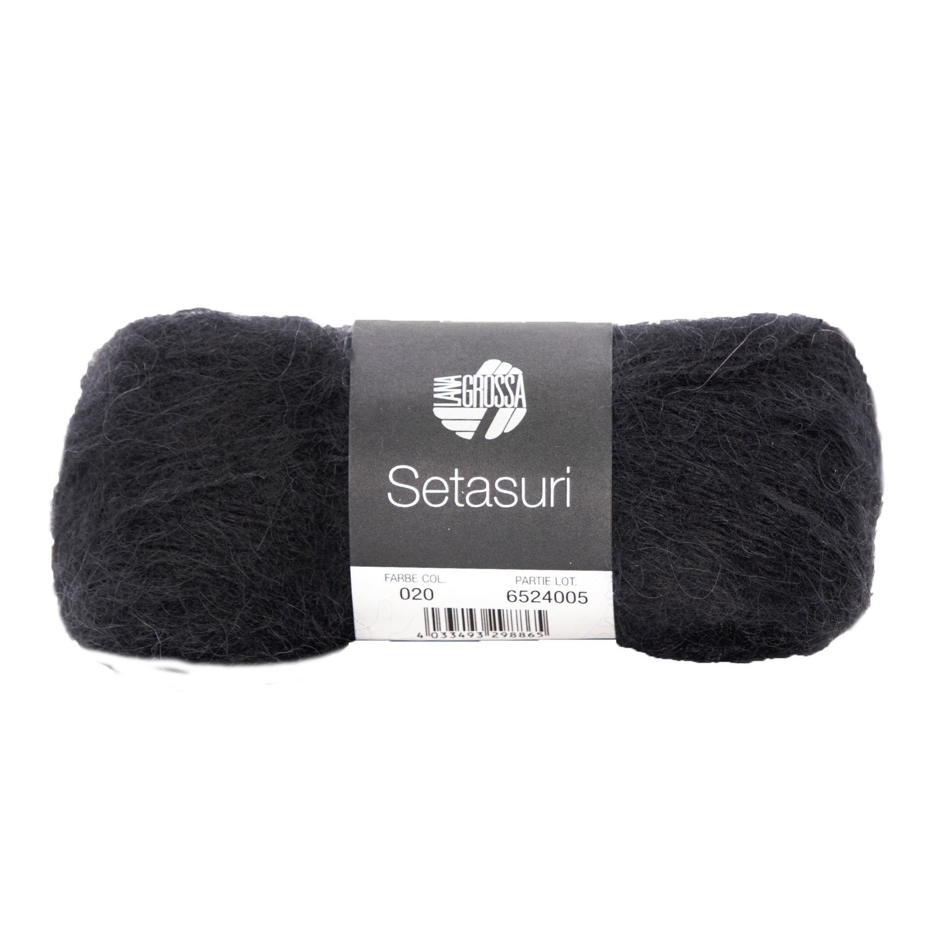 Lana Grossa Setasuri Yarn - 20 Black
