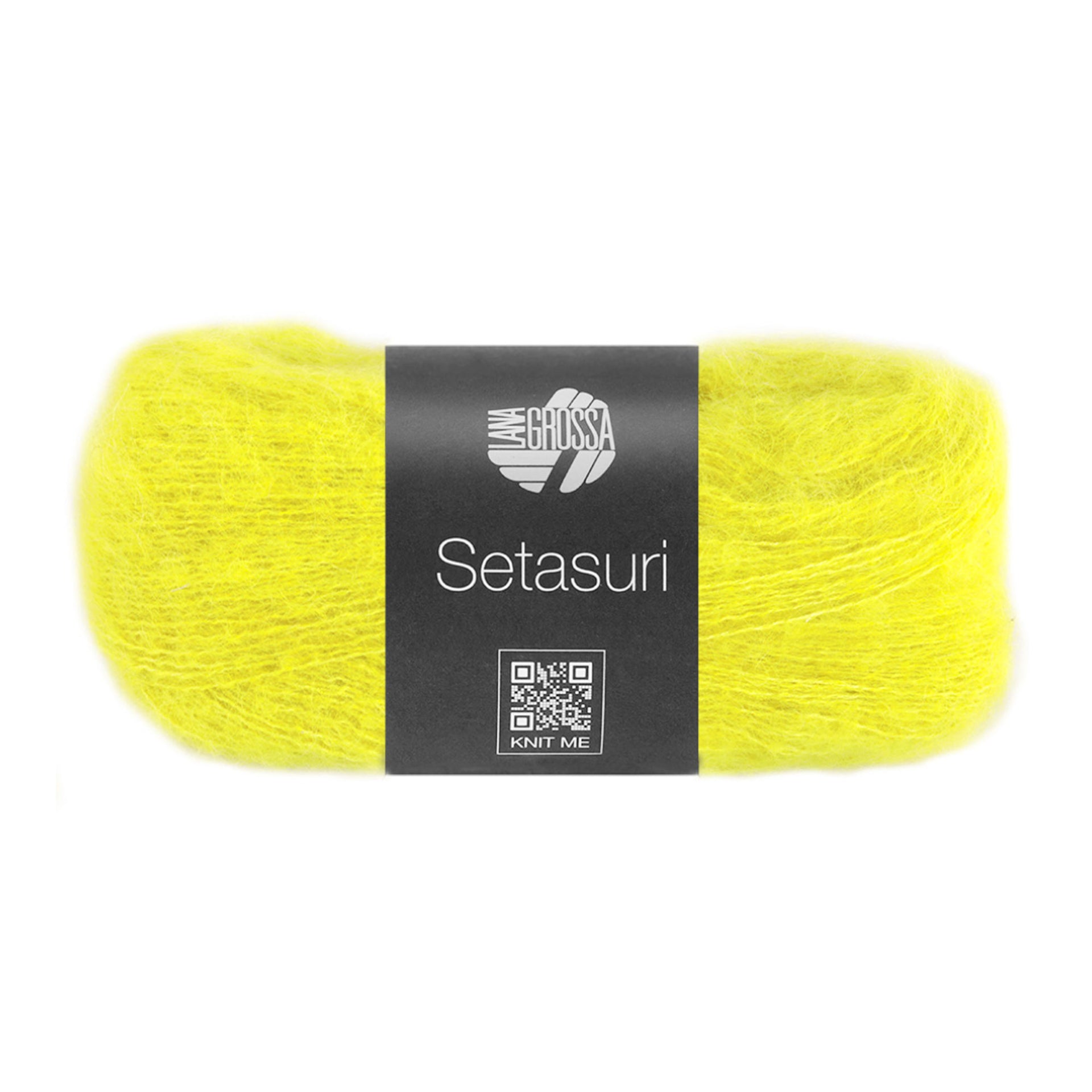 Lana Grossa Setasuri Yarn - 060 Citrus Yellow
