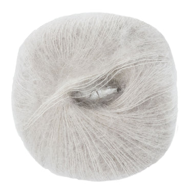 Lana Grossa Silkhair Yarn - 058 Pearl White
