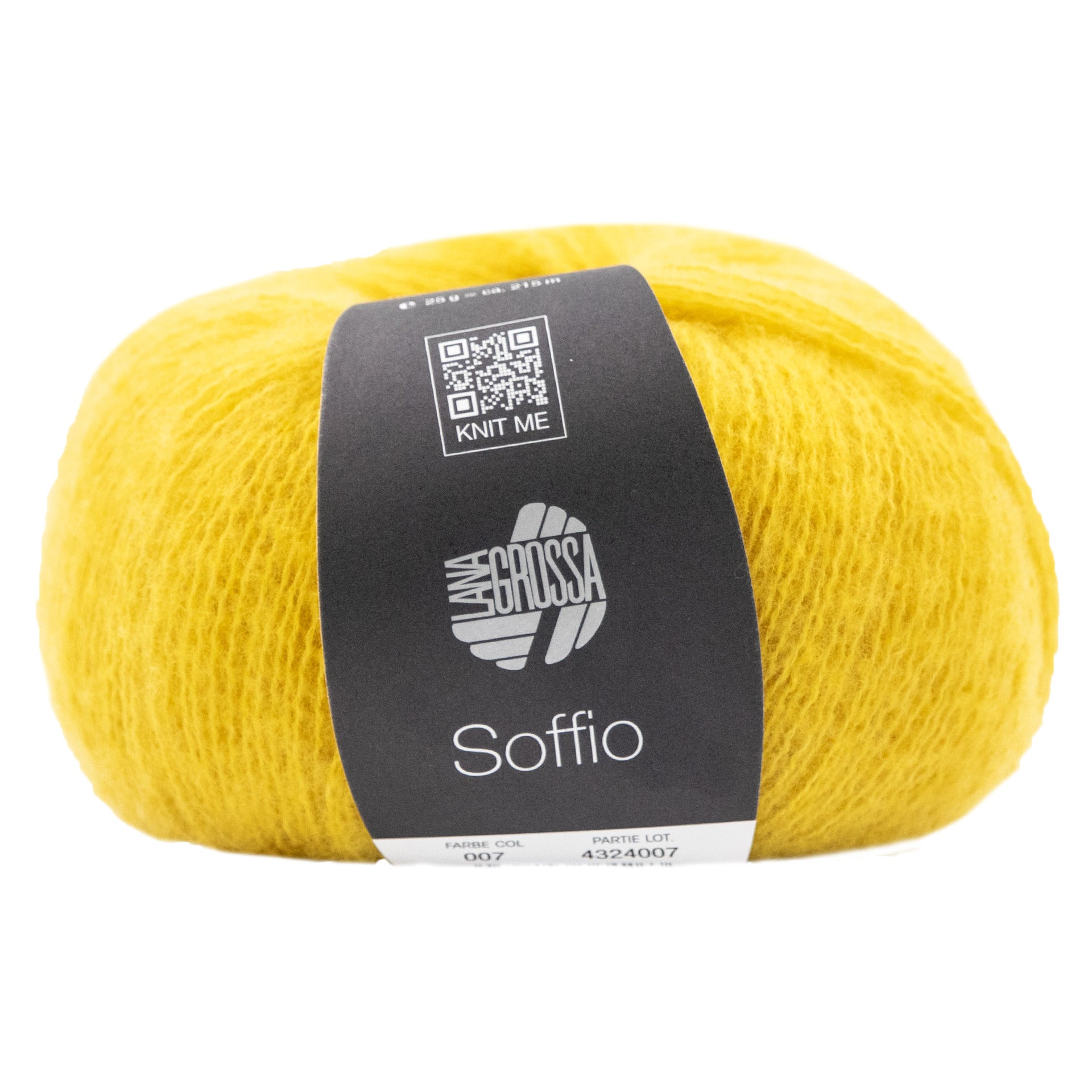 Lana Grossa Soffio Yarn - 07 Yellow
