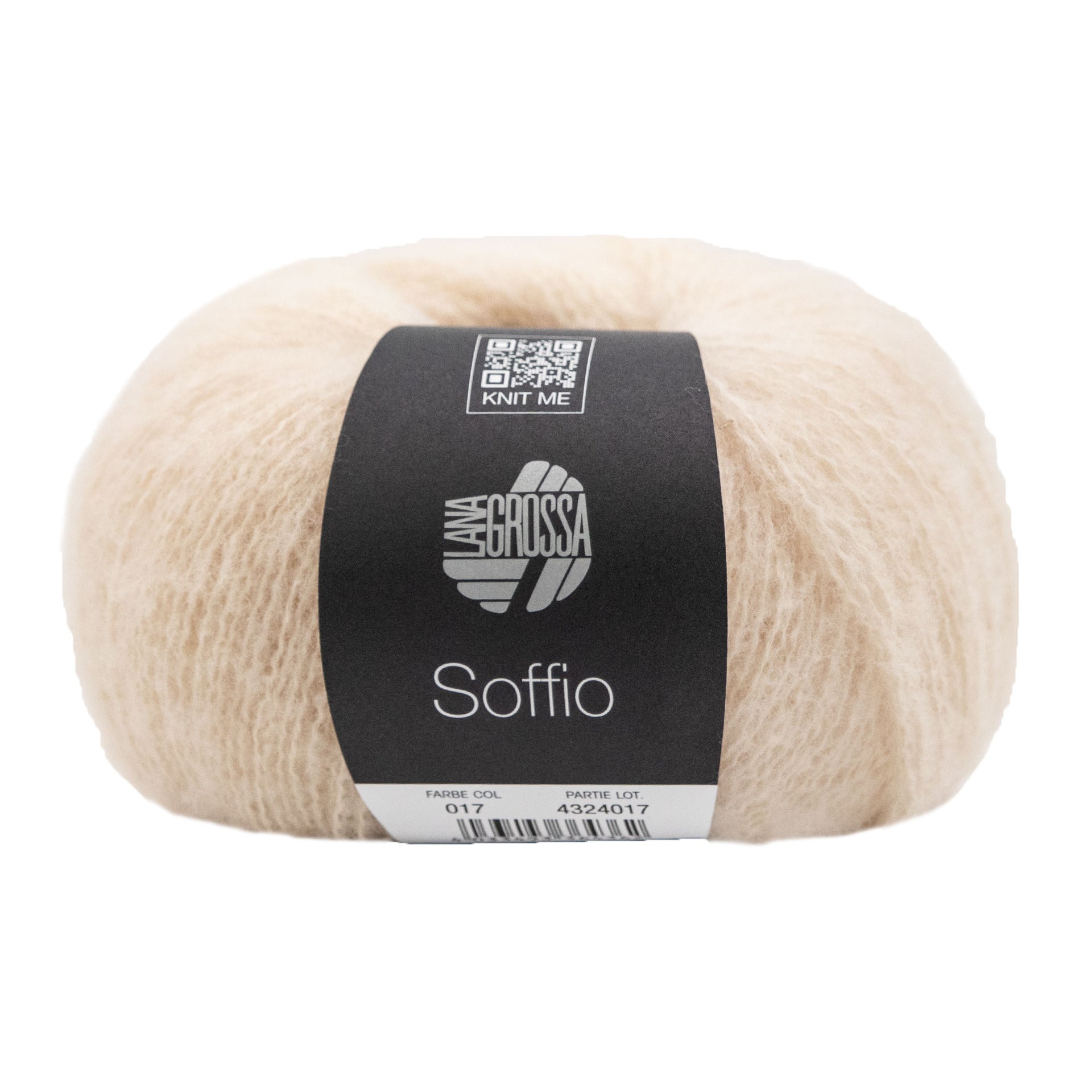 Lana Grossa Soffio Yarn - 17 Light Beige
