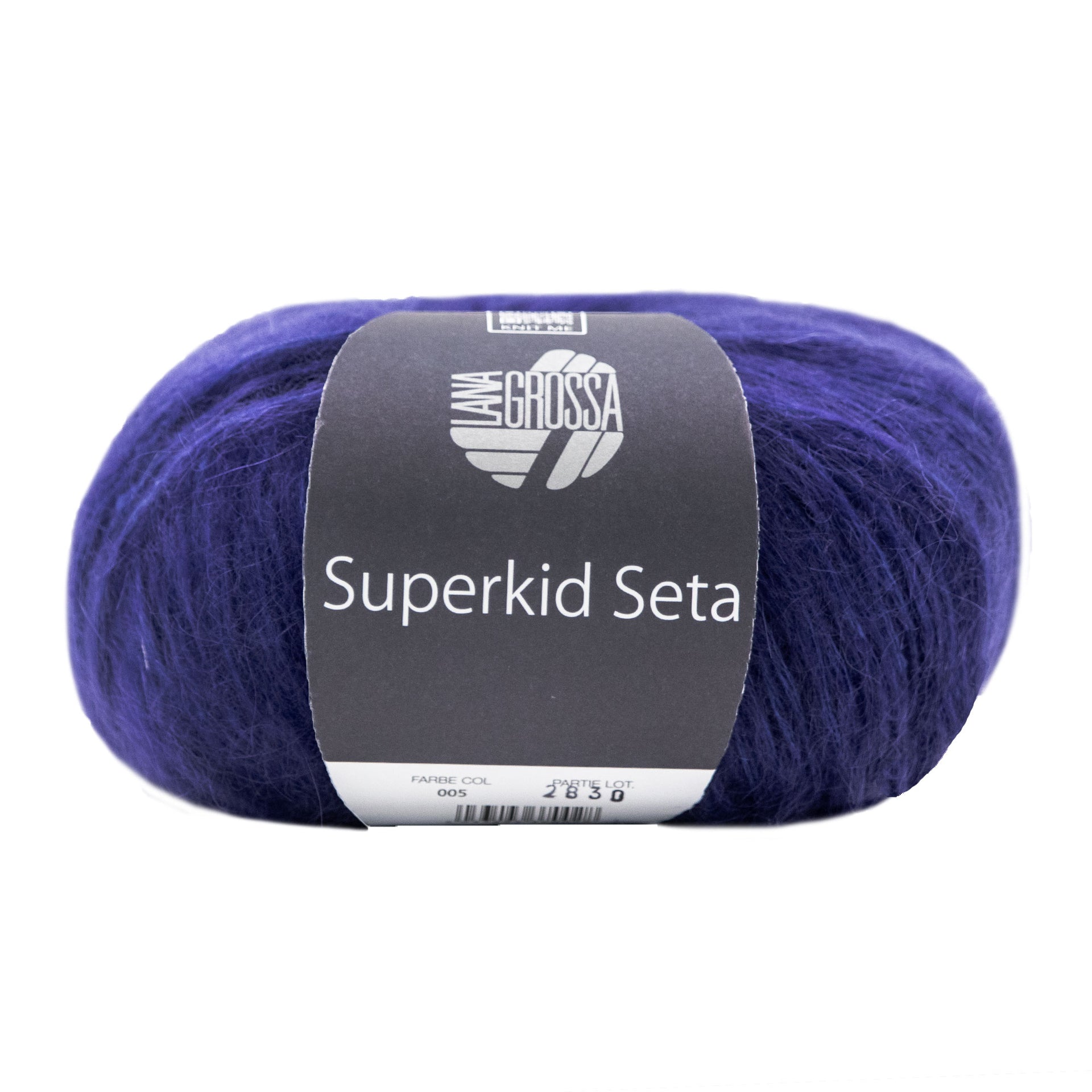 Lana Grossa Superkid Seta Yarn - 005 Dark Purple
