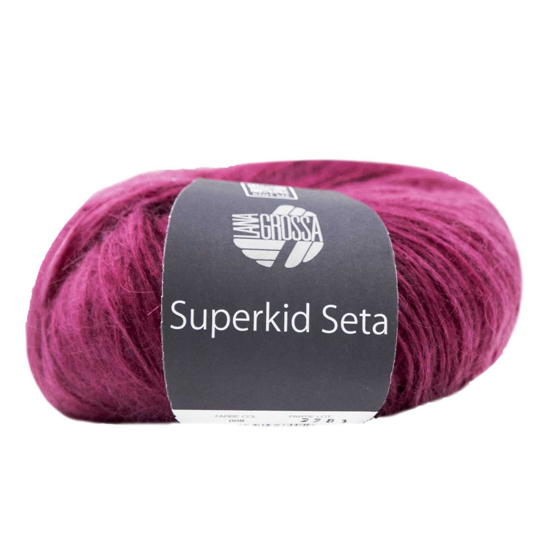 Lana Grossa Superkid Seta Yarn - 008 Bordeaux
