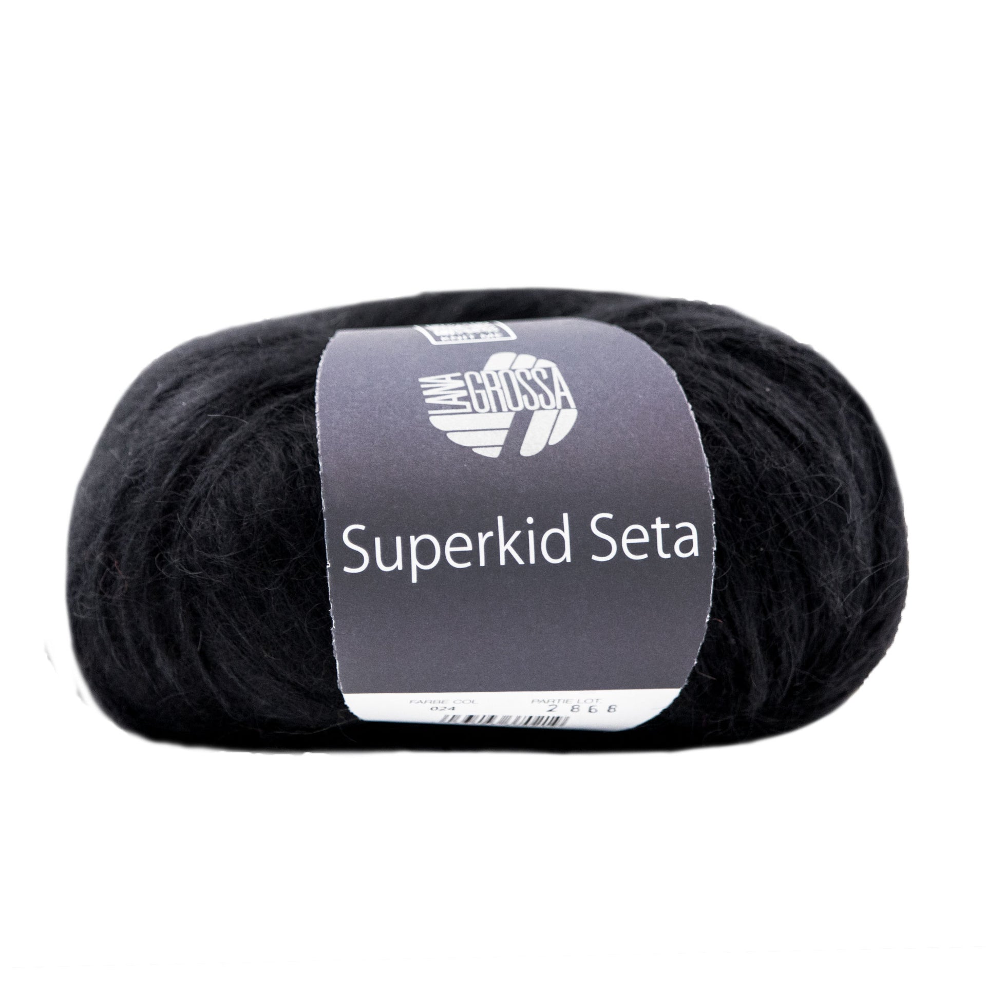 Lana Grossa Superkid Seta Yarn - 024 Black

