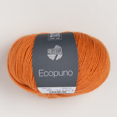 Lana Grossa Ecopuno Yarn - 005 Jaffa Orange