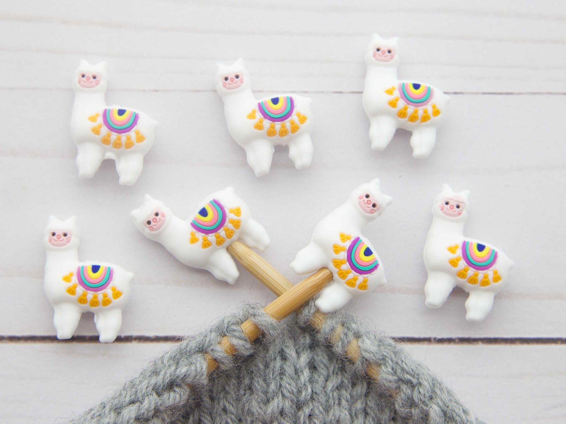 Fox & Pine Stitches Stitch Stoppers/ Point Protector - Little Llama
