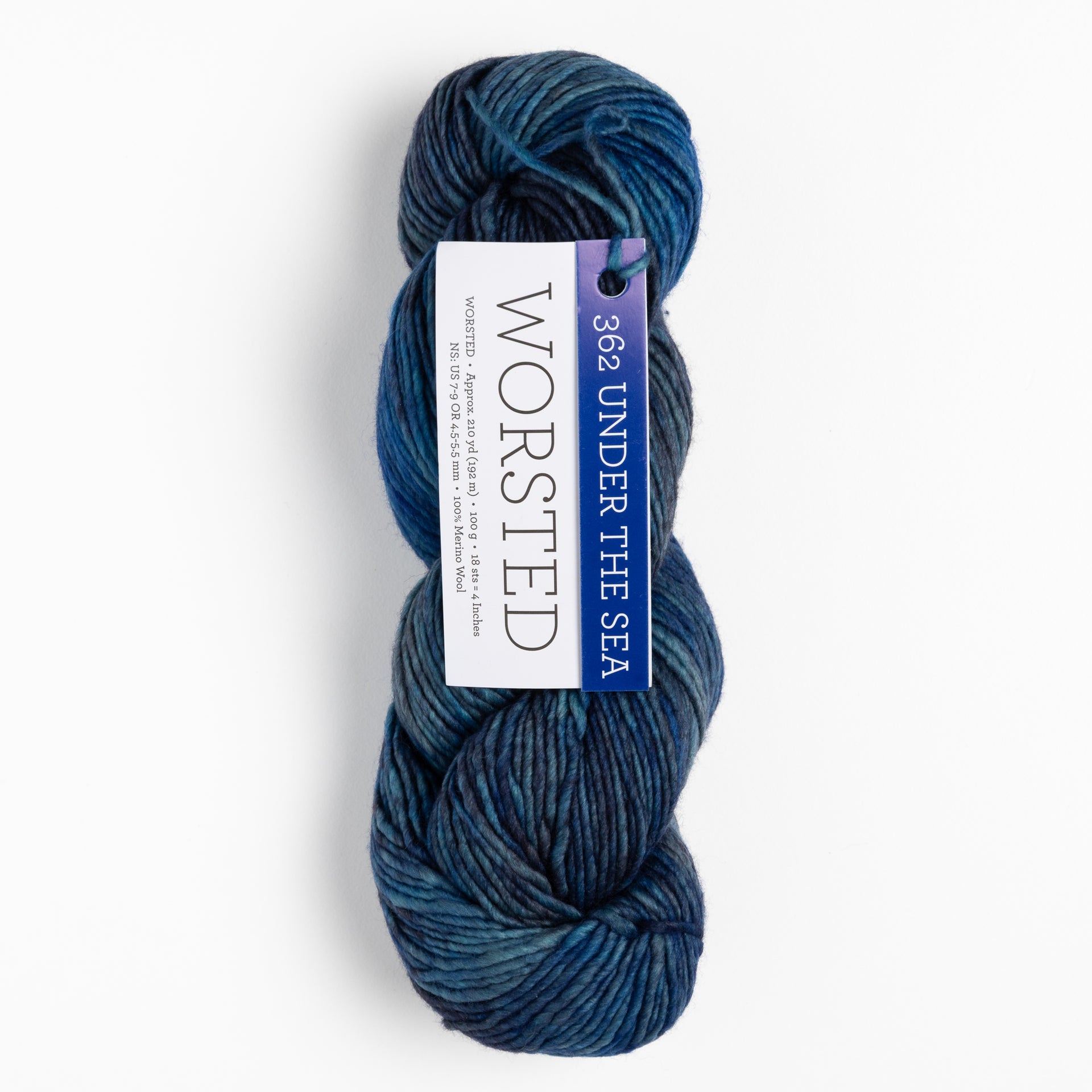 Malabrigo Worsted Merino Yarn - 362 Under the Sea
